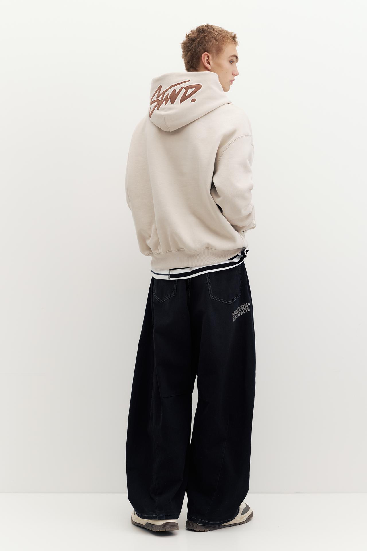STWD hood sweatshirt — Ash