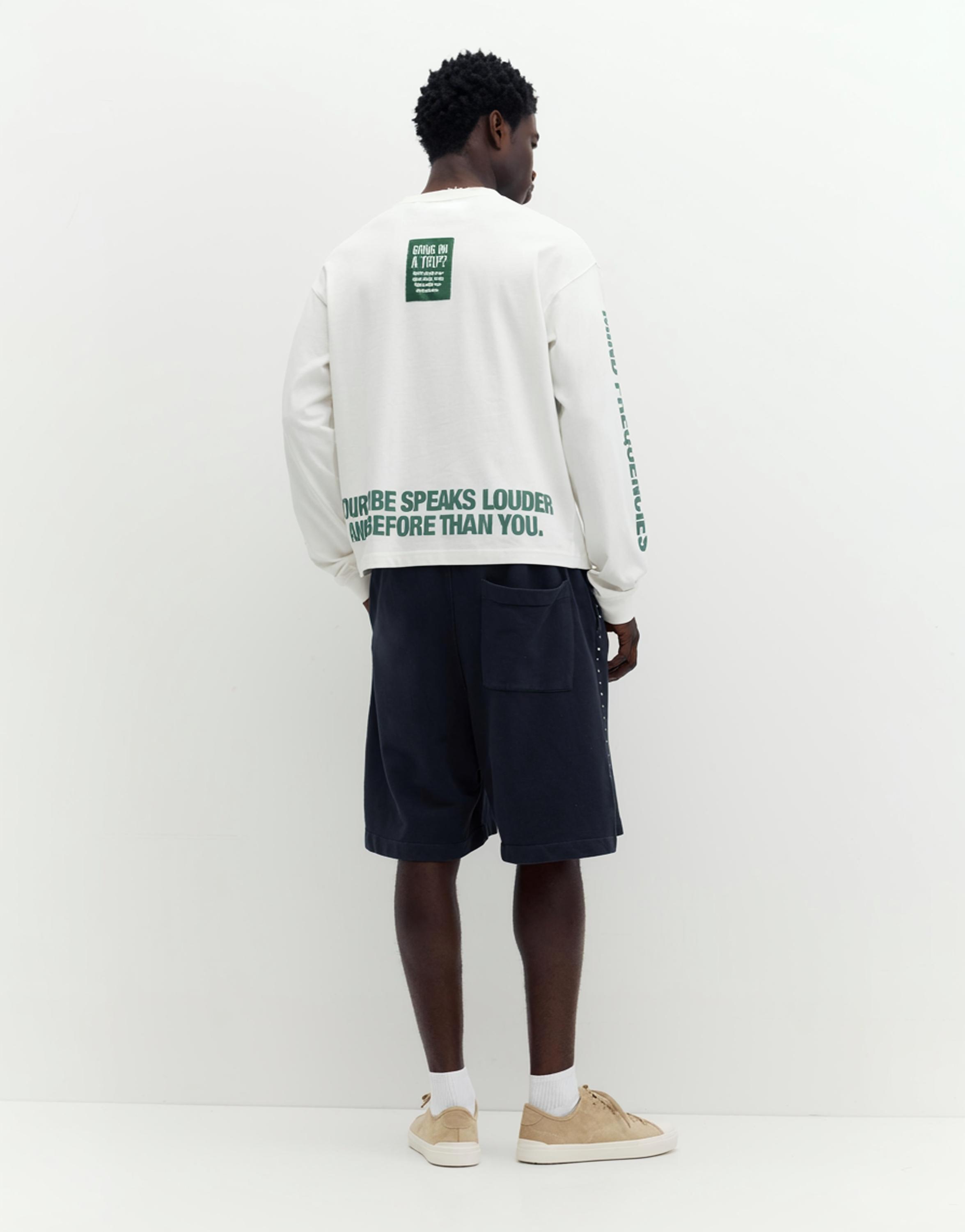 STWD long sleeve T-shirt — White