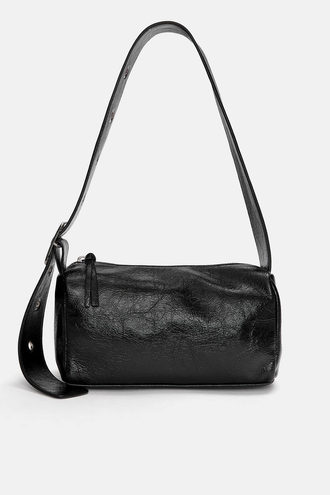 Shoulder bag with creased effect - PULL&BEAR