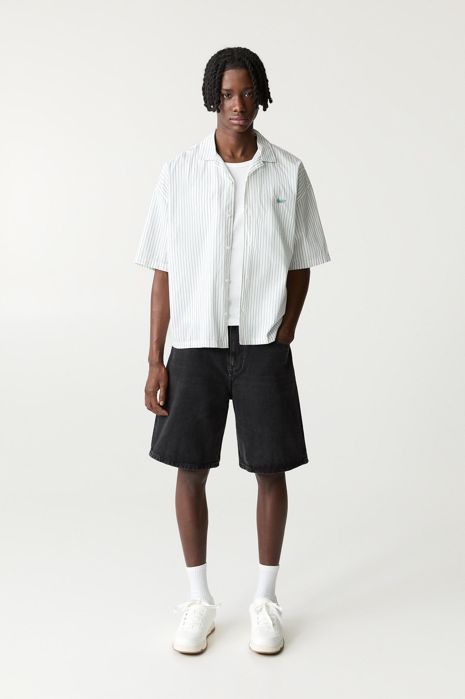 Jeans-Bermudashorts Im Baggy-Fit