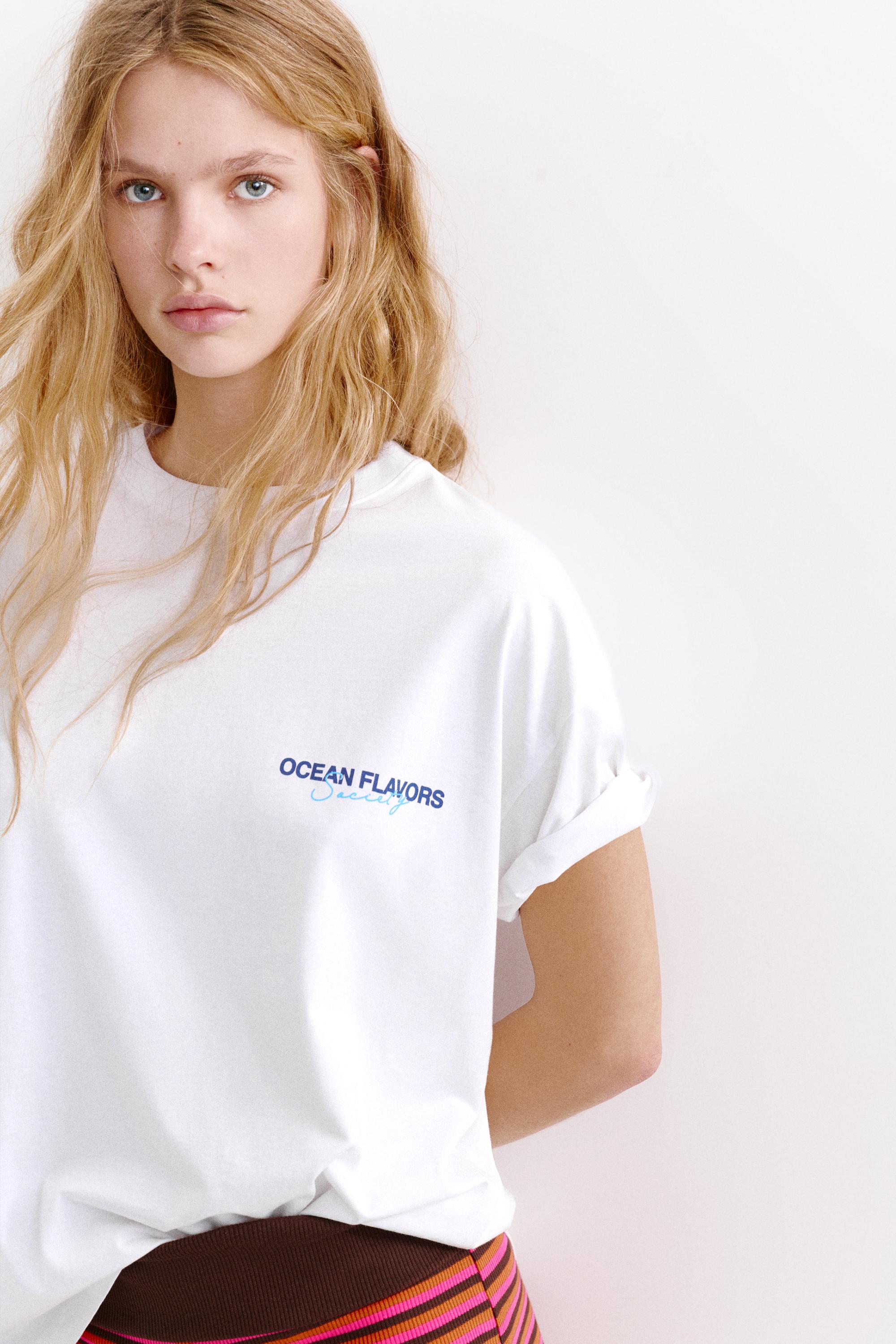 Istakoz grafik baskılı t-shirt - Görsel 22