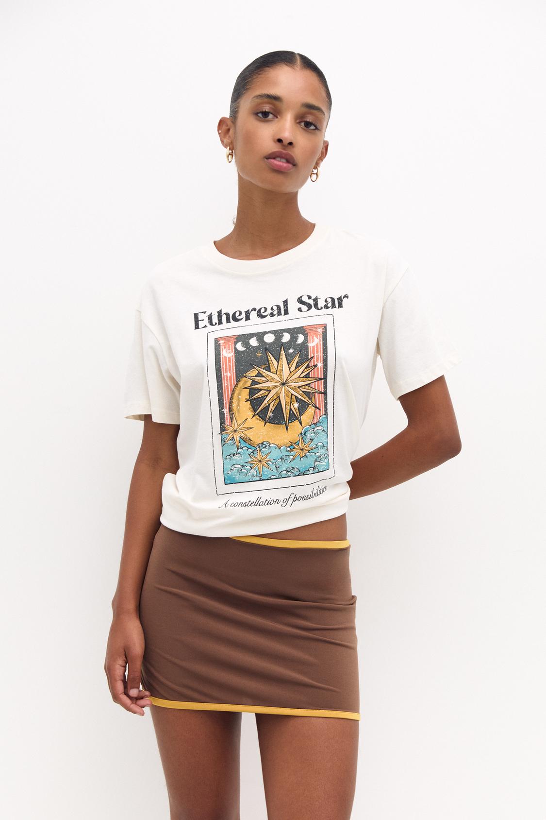 T-Shirt mit Grafik - PULL&BEAR