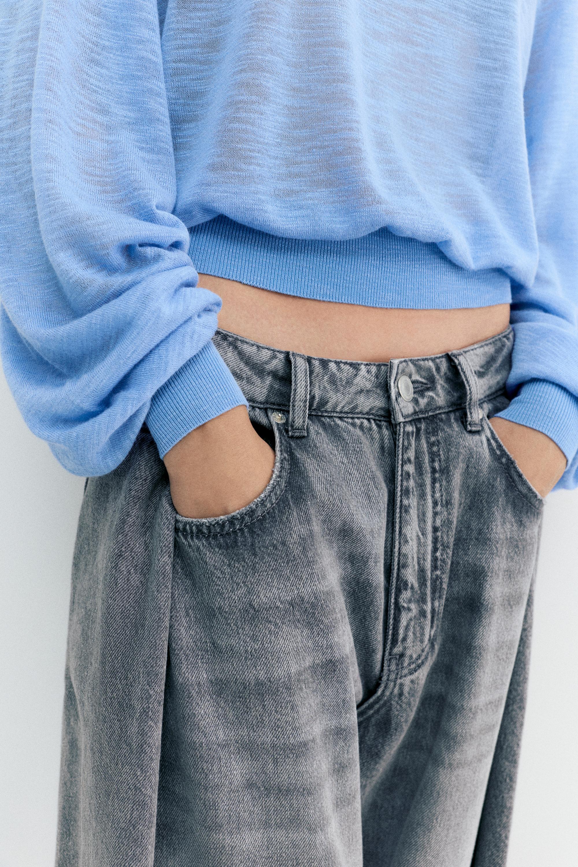 Light knit jumper — Blue