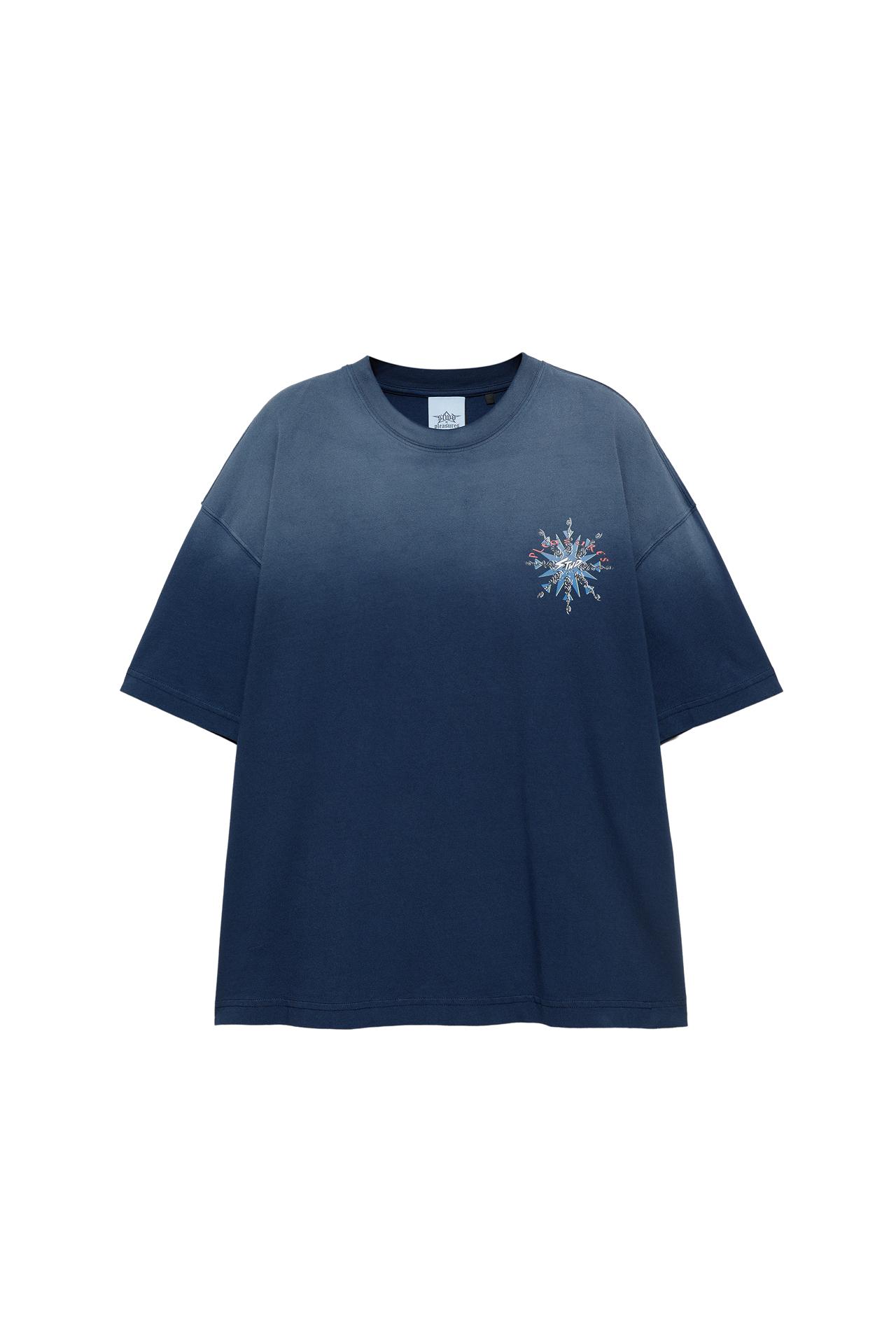 Pleasures x STWD boxy T-shirt — Dark blue