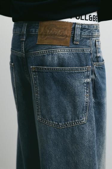 Baggy relaxed fit jeans — Neon blue 5