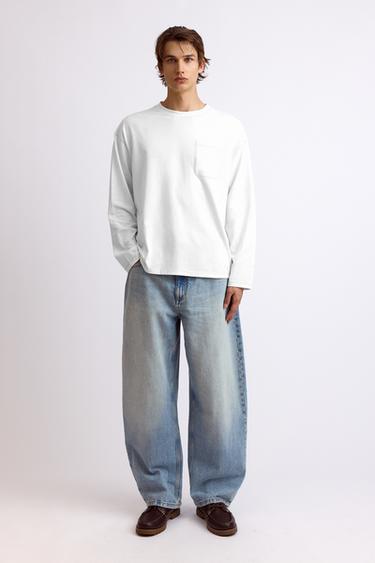Relaxed fit long sleeve T-shirt — Off white 5