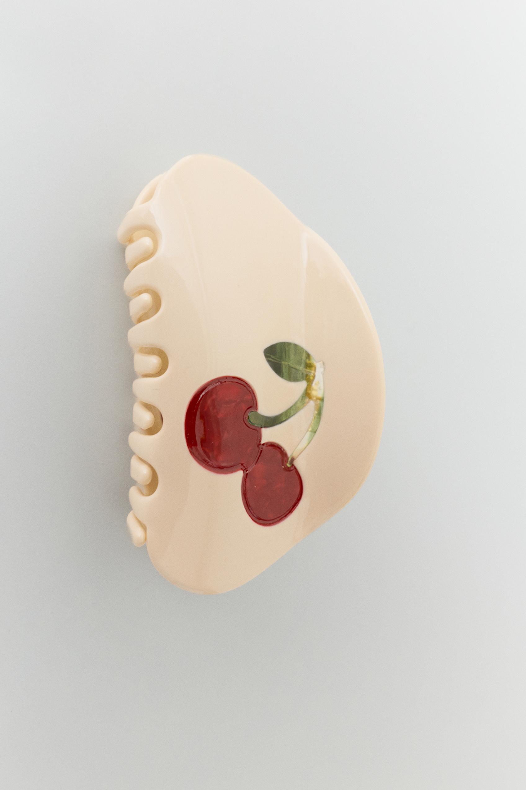 Kiraz desenli kavisli saç tokası - Görsel 9