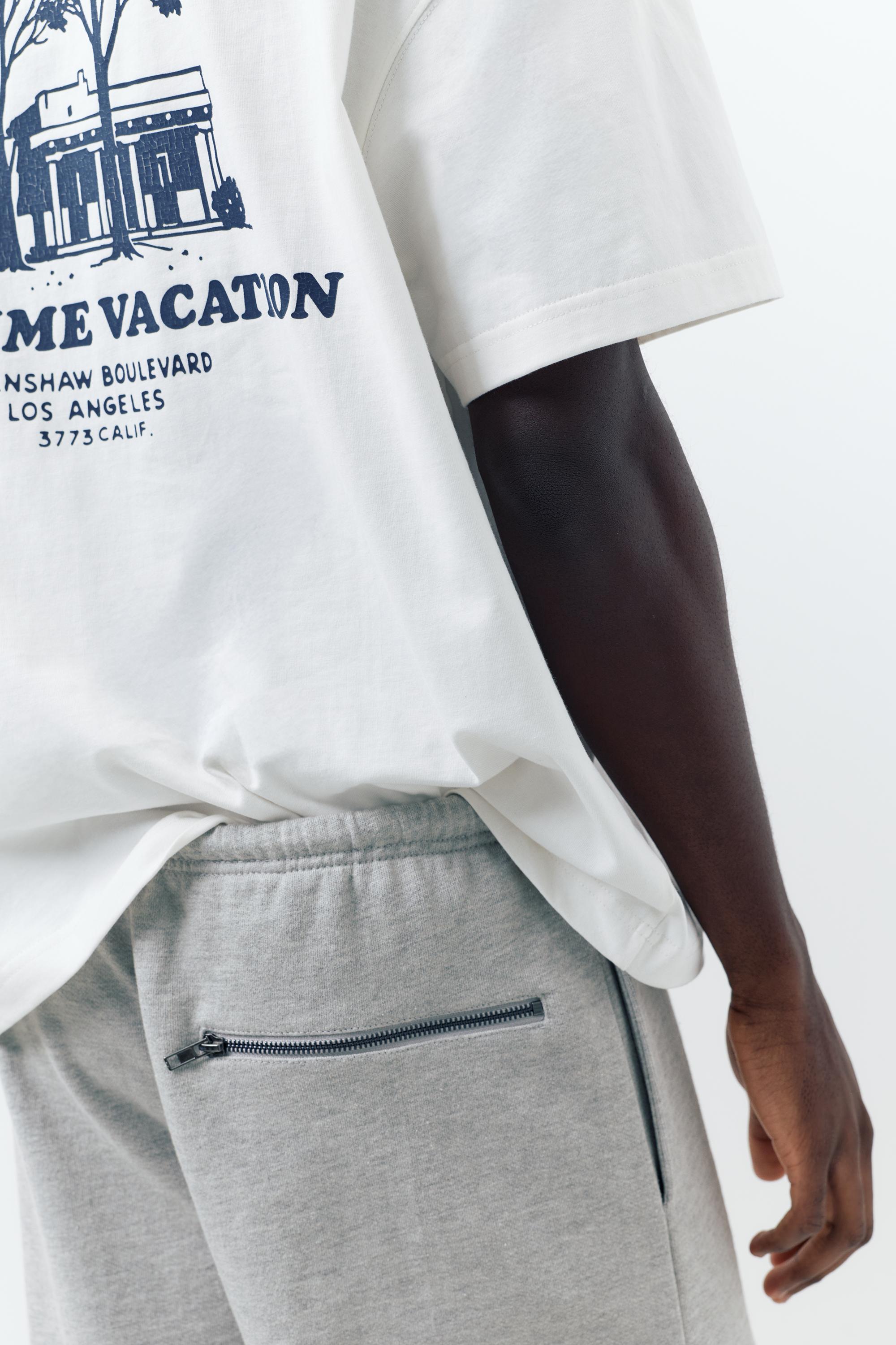 Varsity jogger trousers — Grey marl