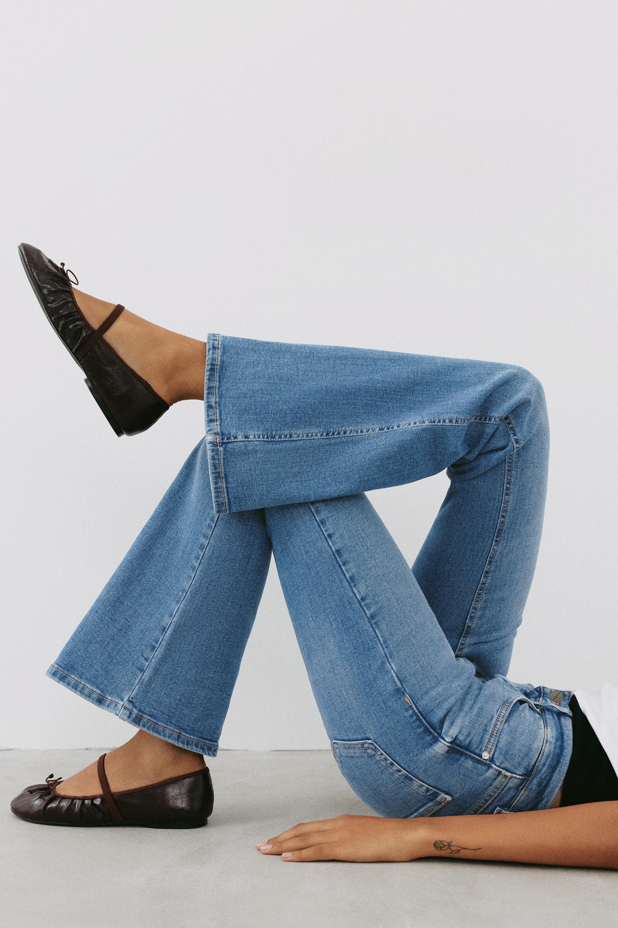 Skinny flared jeans — Indigo