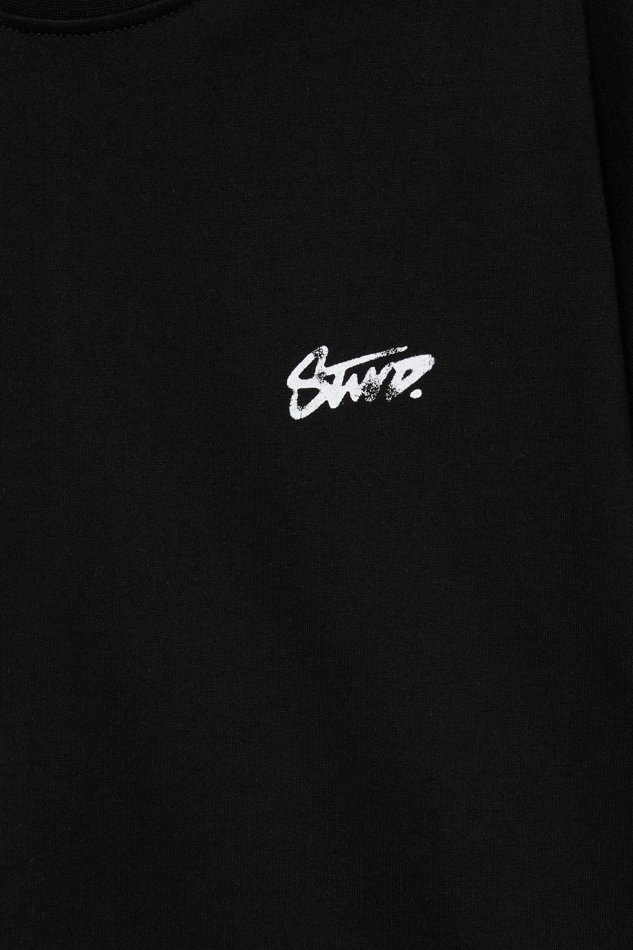 Oversize STWD T-shirt — Black