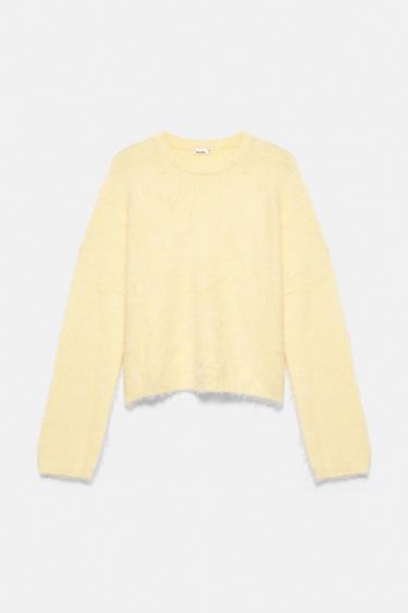 Soft-touch knit jumper — Pale yellow 5