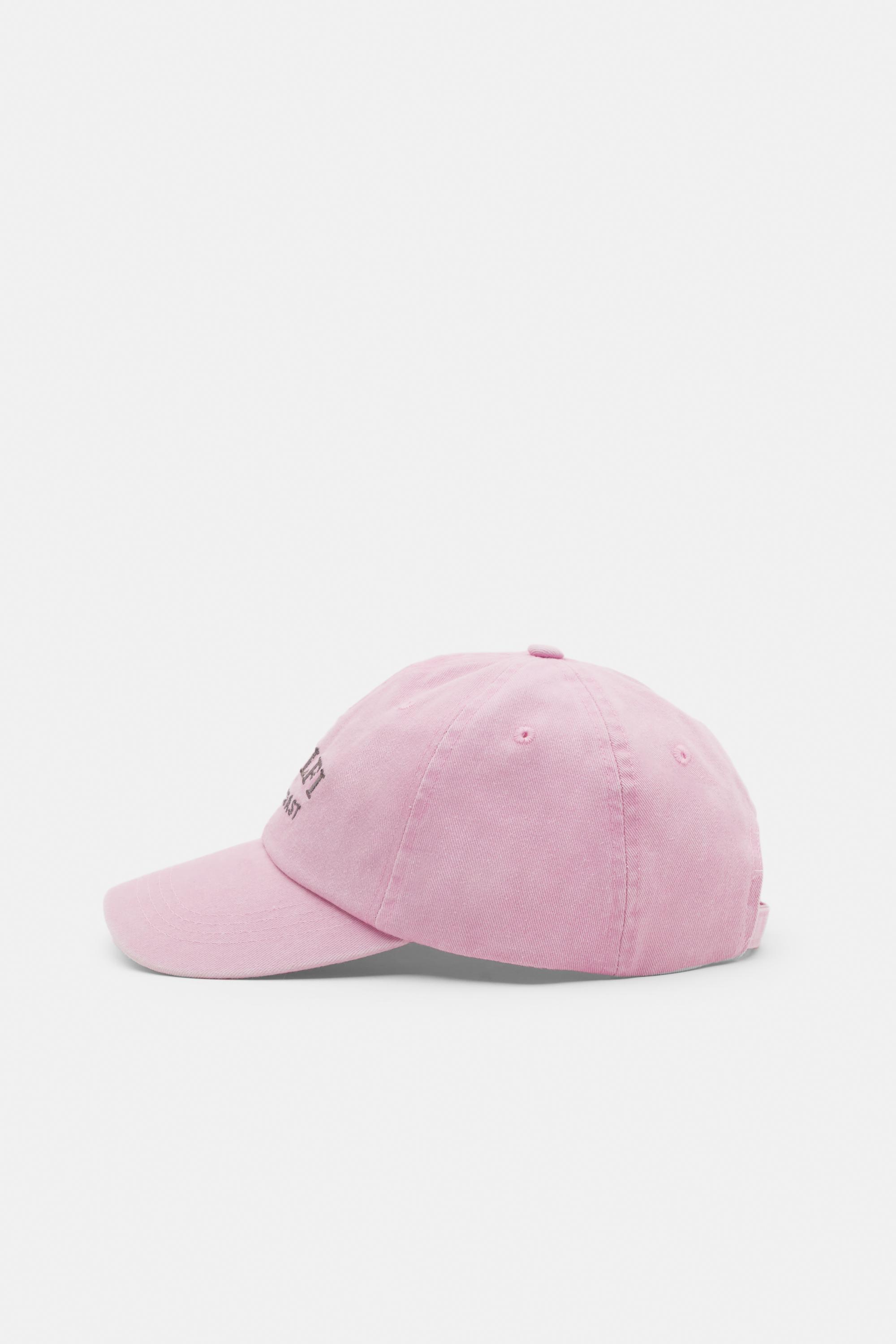 Amalfi embroidered cap — Pink