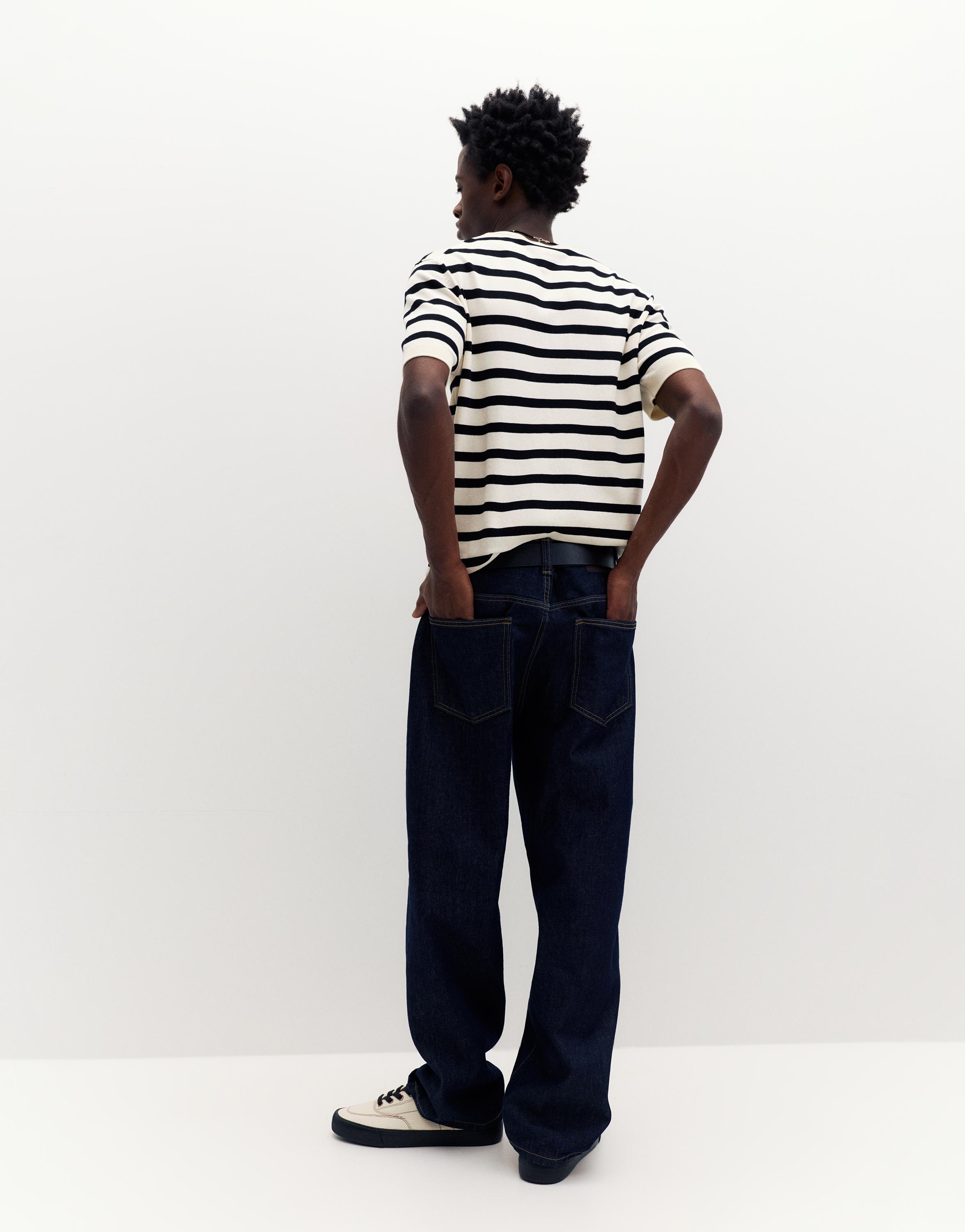 Short sleeve jumper — White/Black
