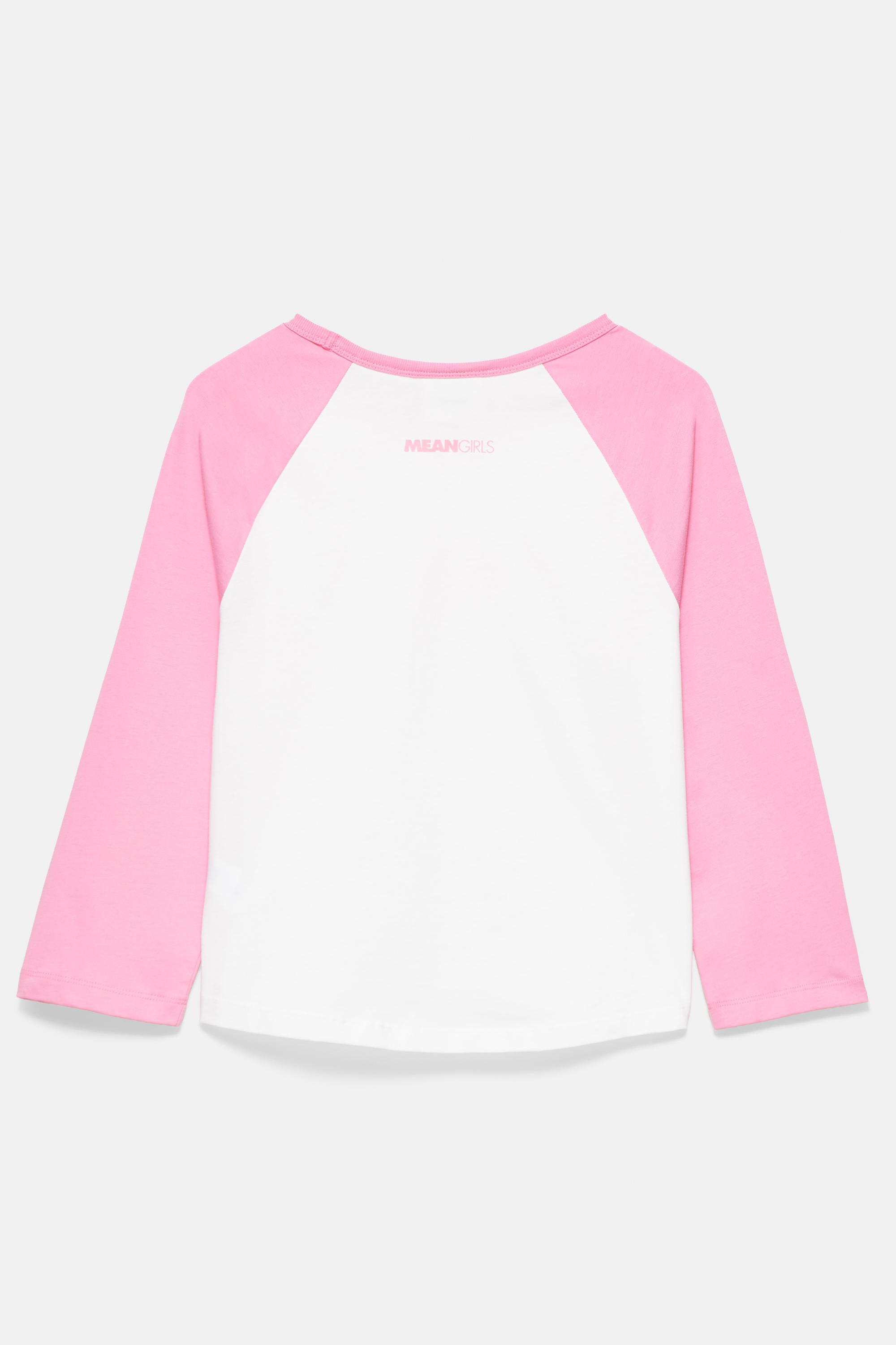 Mean Girls raglan sleeve T-shirt — Ice