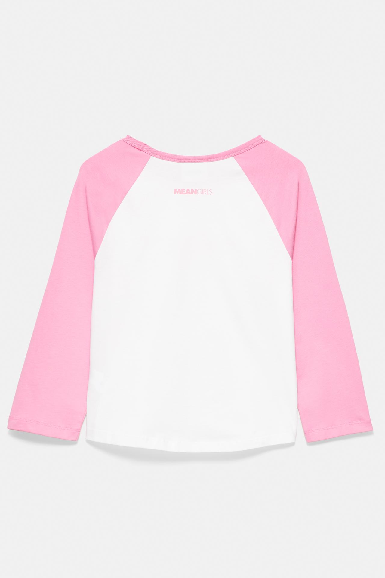 Mean Girls raglan sleeve T-shirt — Ice