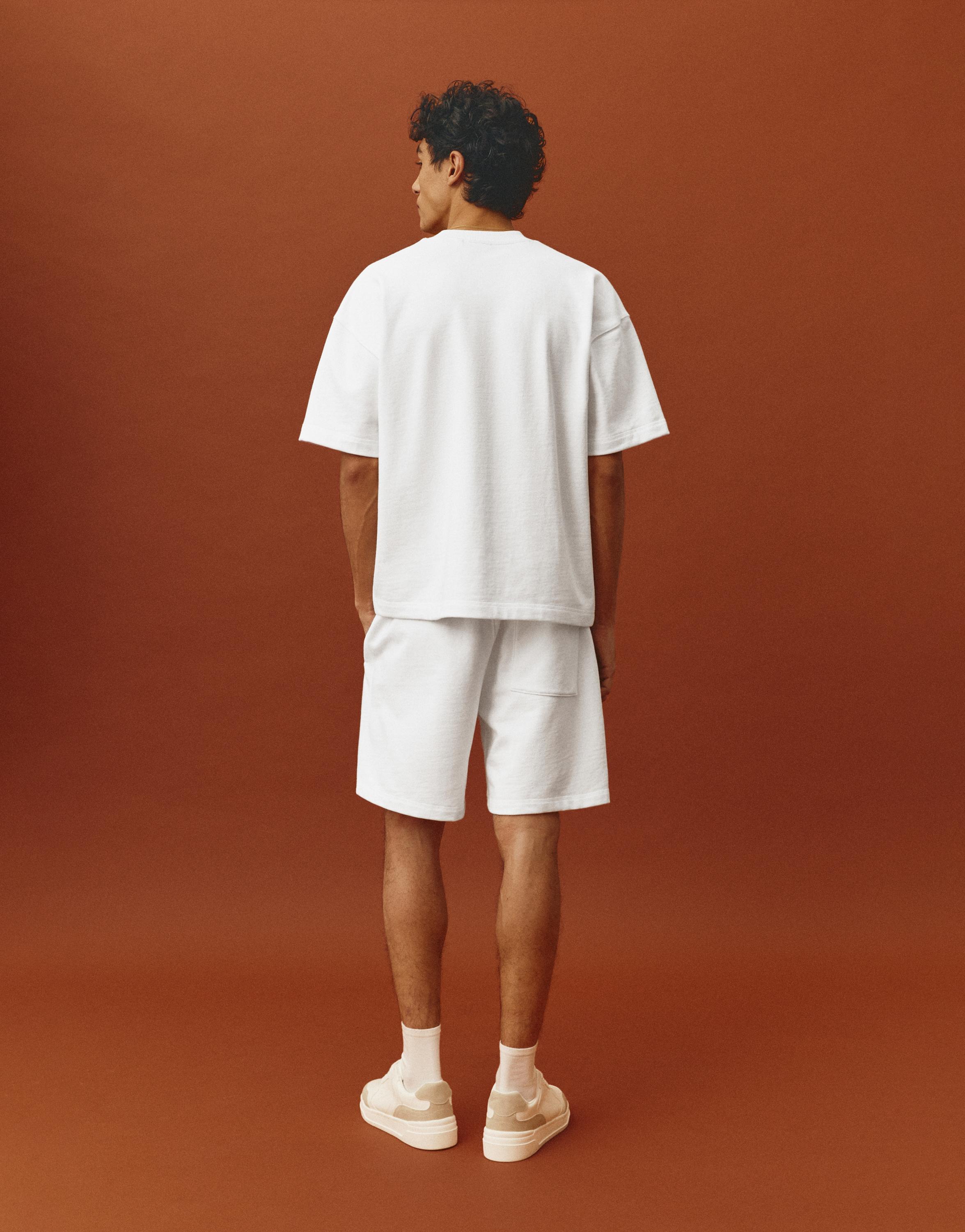 Short sleeve STWD sweatshirt — White
