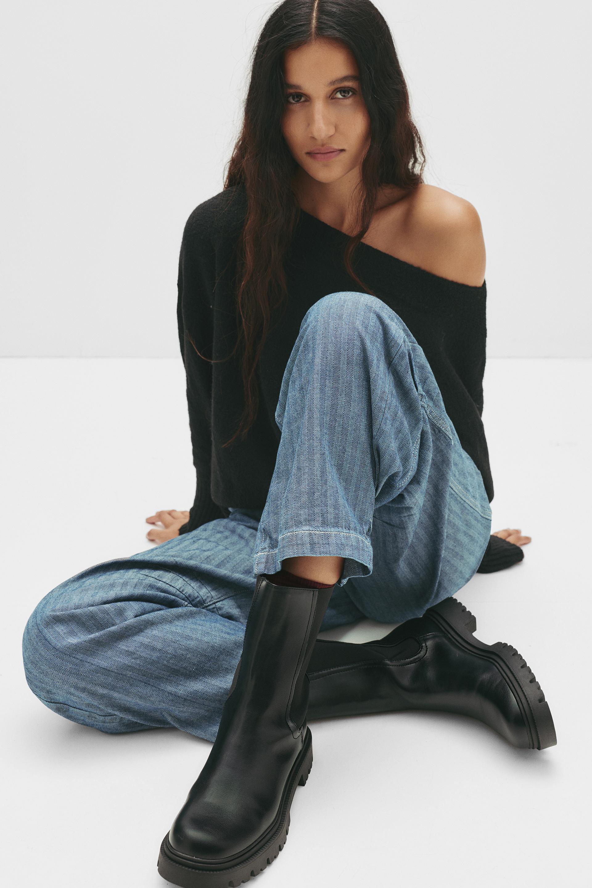 Biker Boots Pull And Bear Stivaletti Donna Stivali Alti Stivaletti