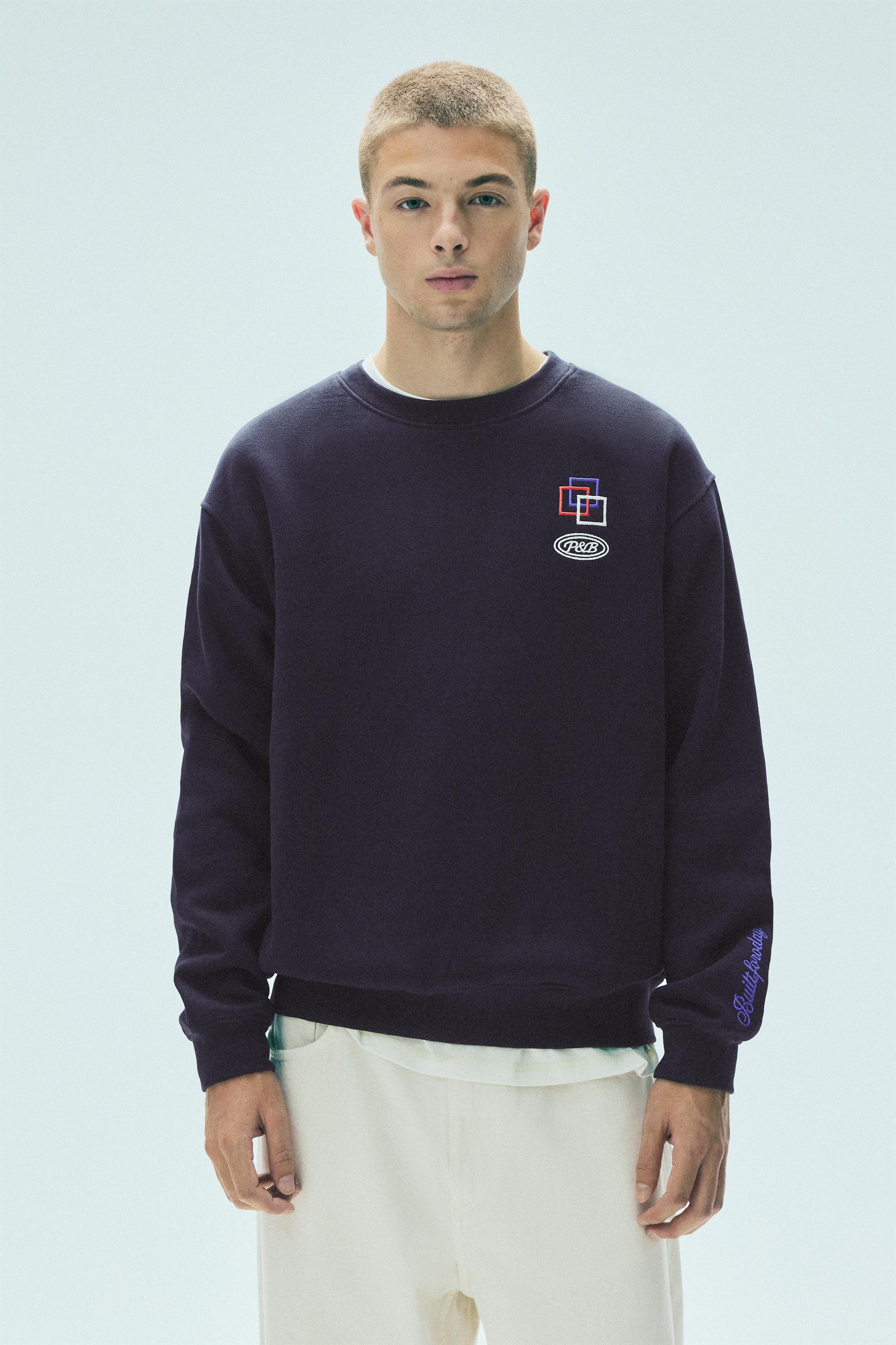 Sudadera boxy gráfico