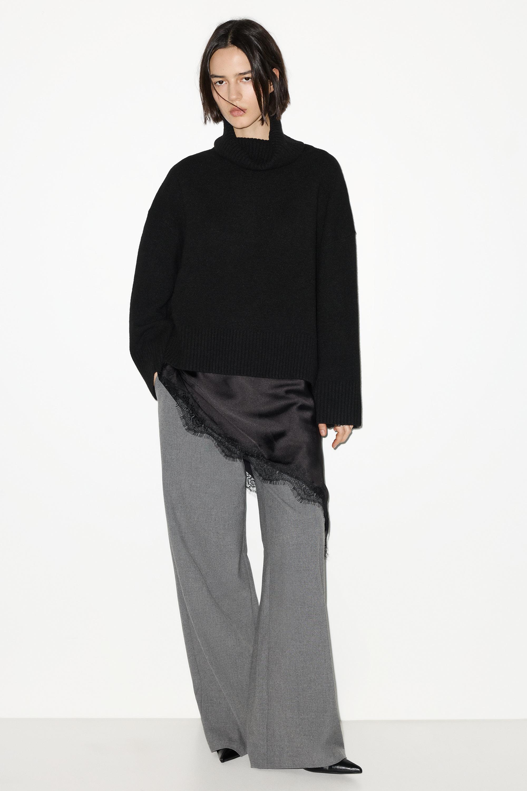 Yumuşak dik yaka kazak - Görsel 31