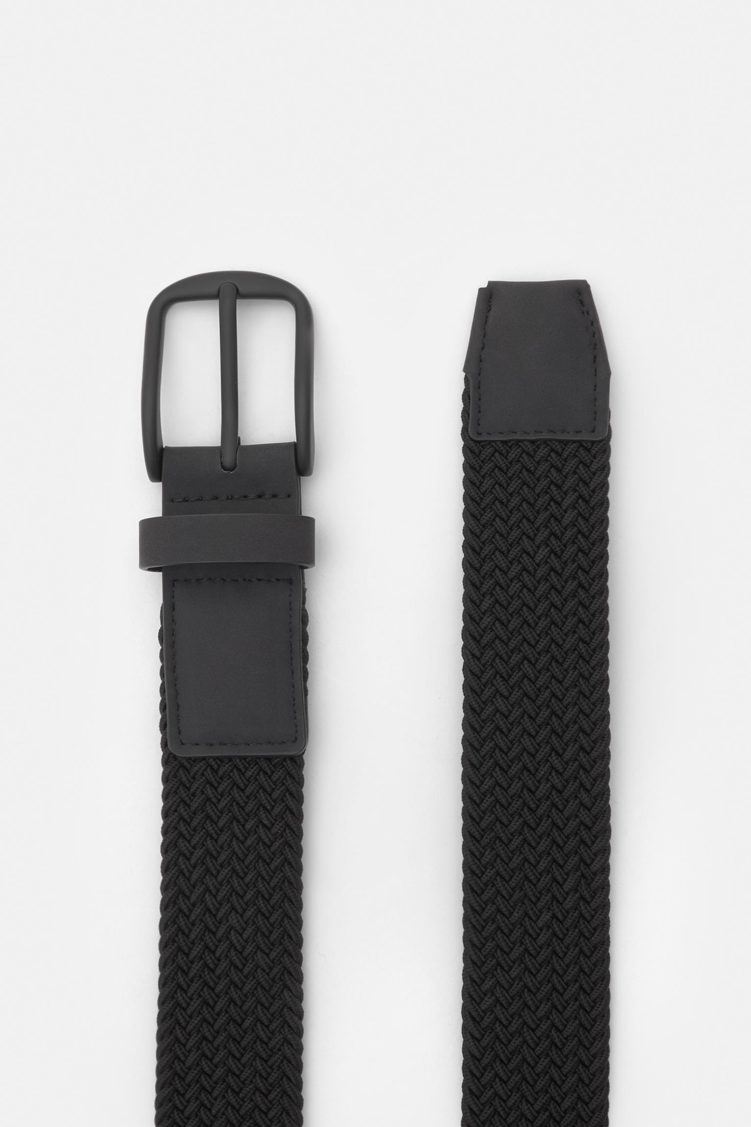 Braided belt — Black