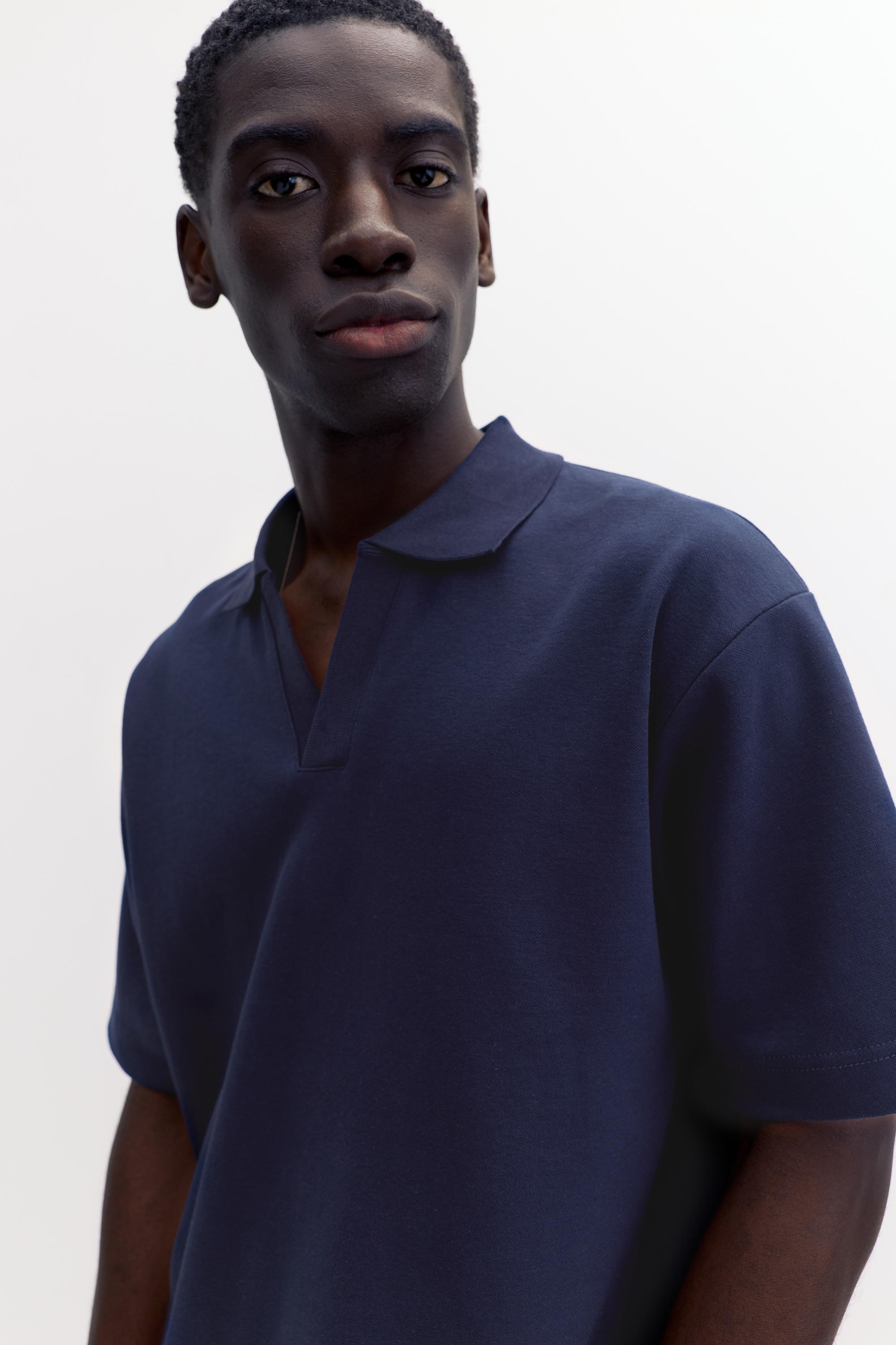 Kısa kollu interlok polo - Görsel 110