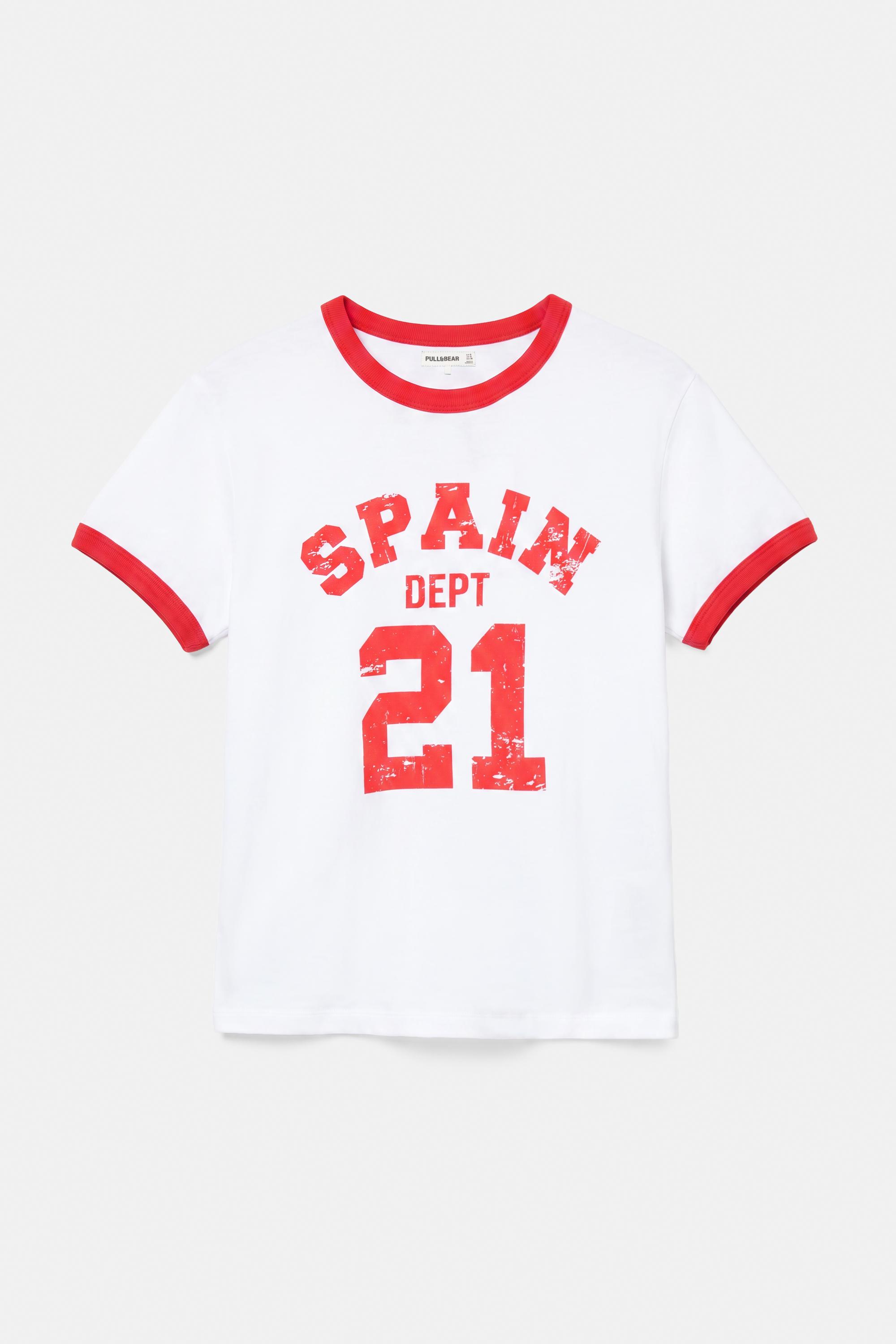Spain 21 Graphic T-shirt — White