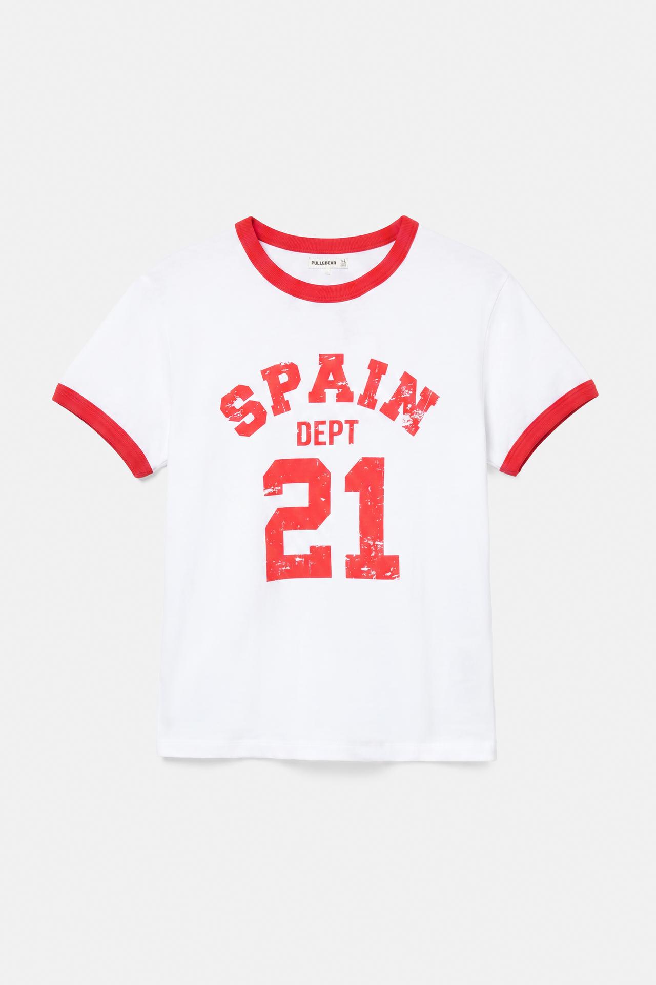 Spain 21 Graphic T-shirt — White