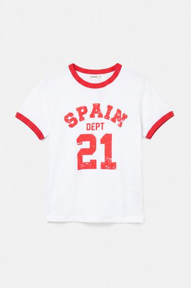 Spain 21 Graphic T-shirt — White 3