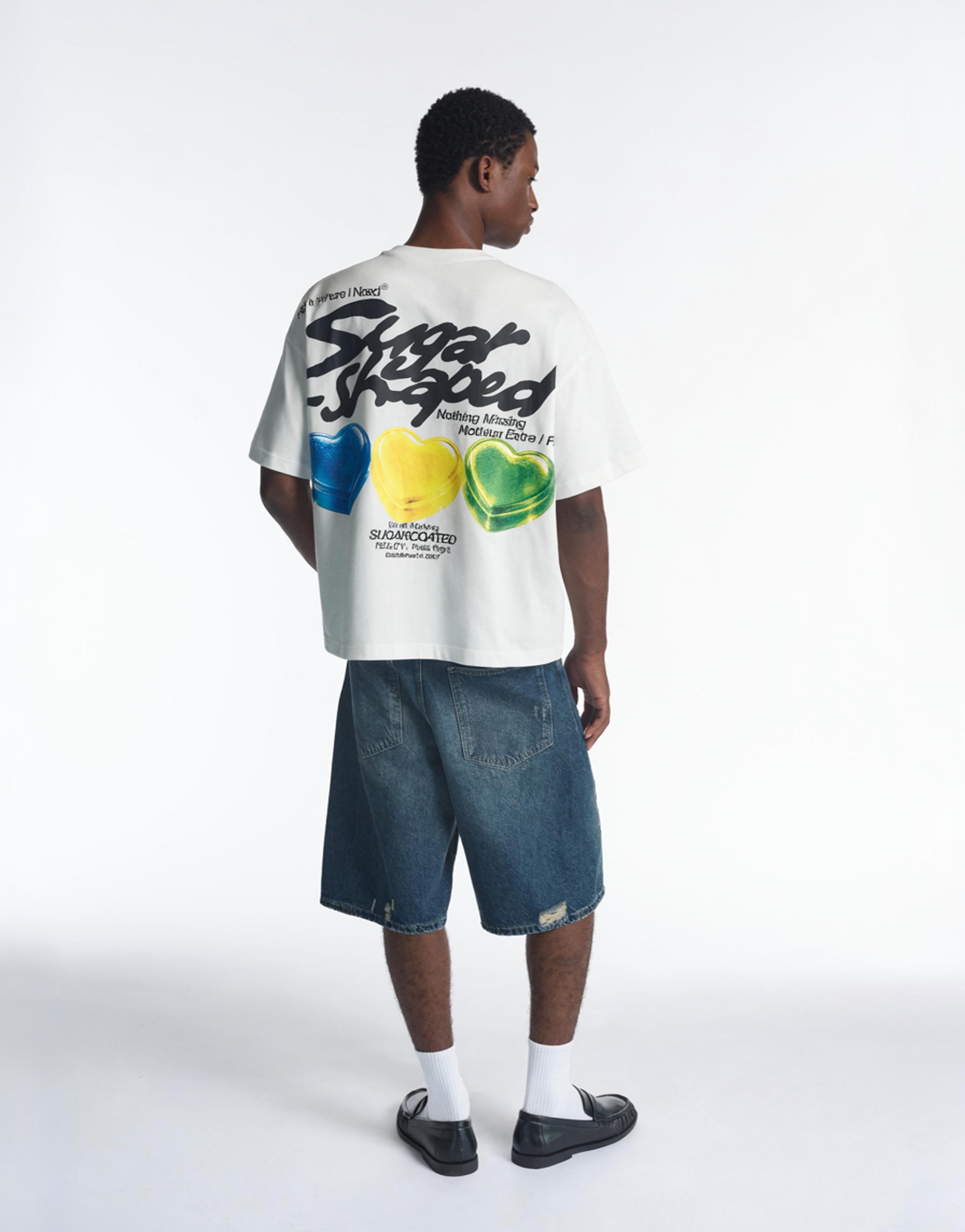 STWD Sweet Candy graphic T-shirt — White