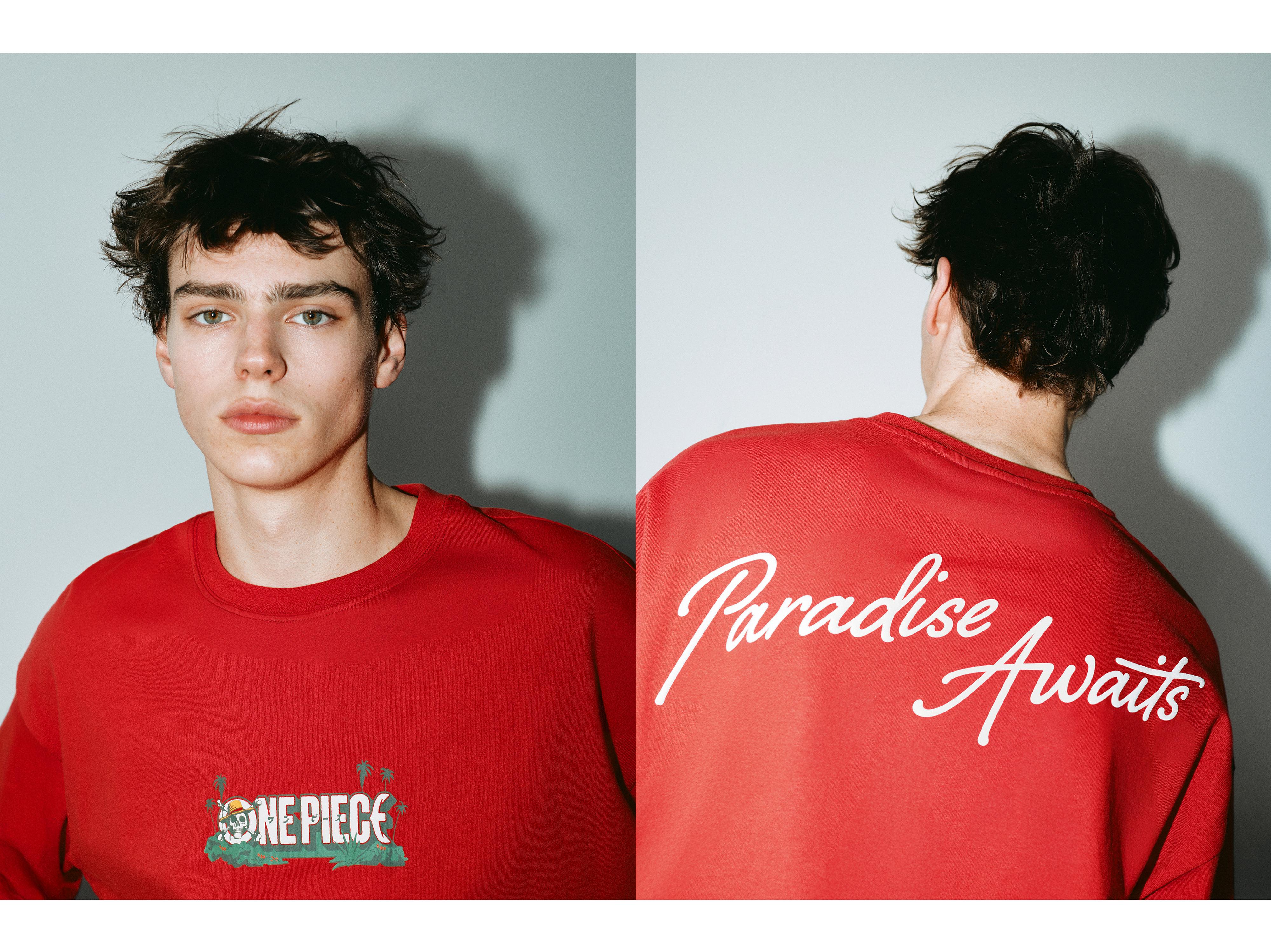 One Piece relaxed fit T-shirt — Reddish