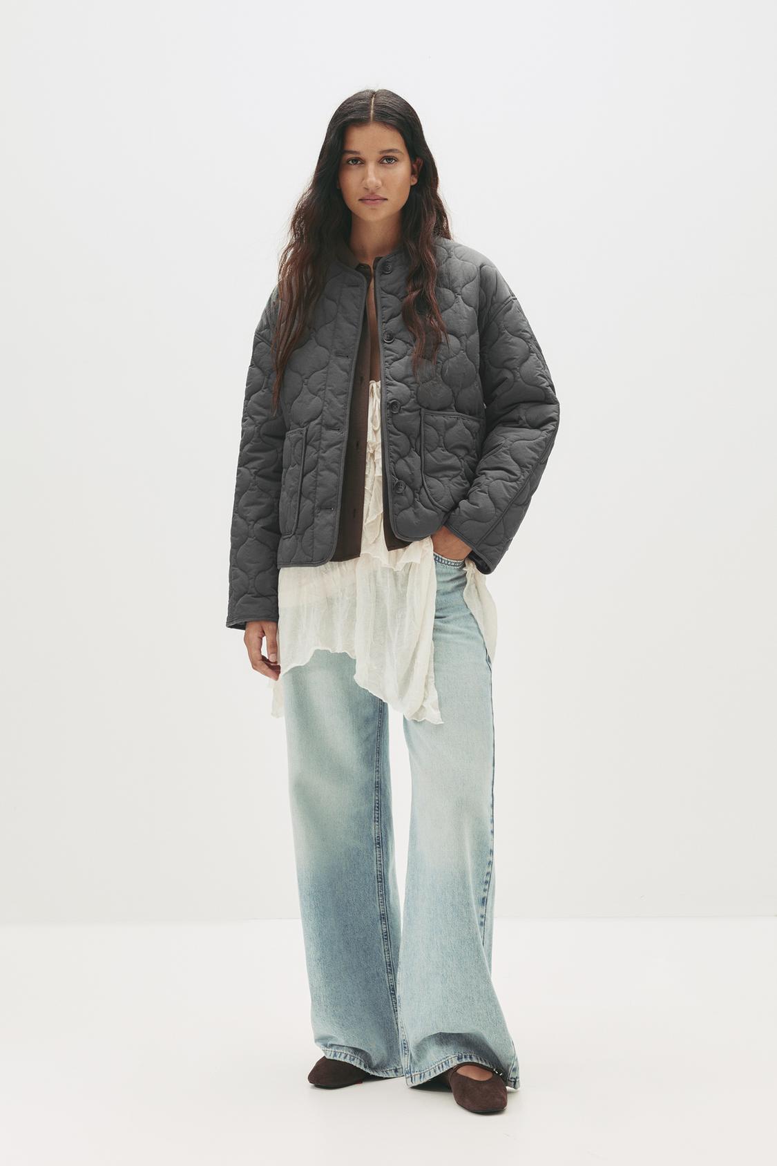 Bomberjacke Pull Karierte Hemdjacke Damen Pull And Bear Pull Bear