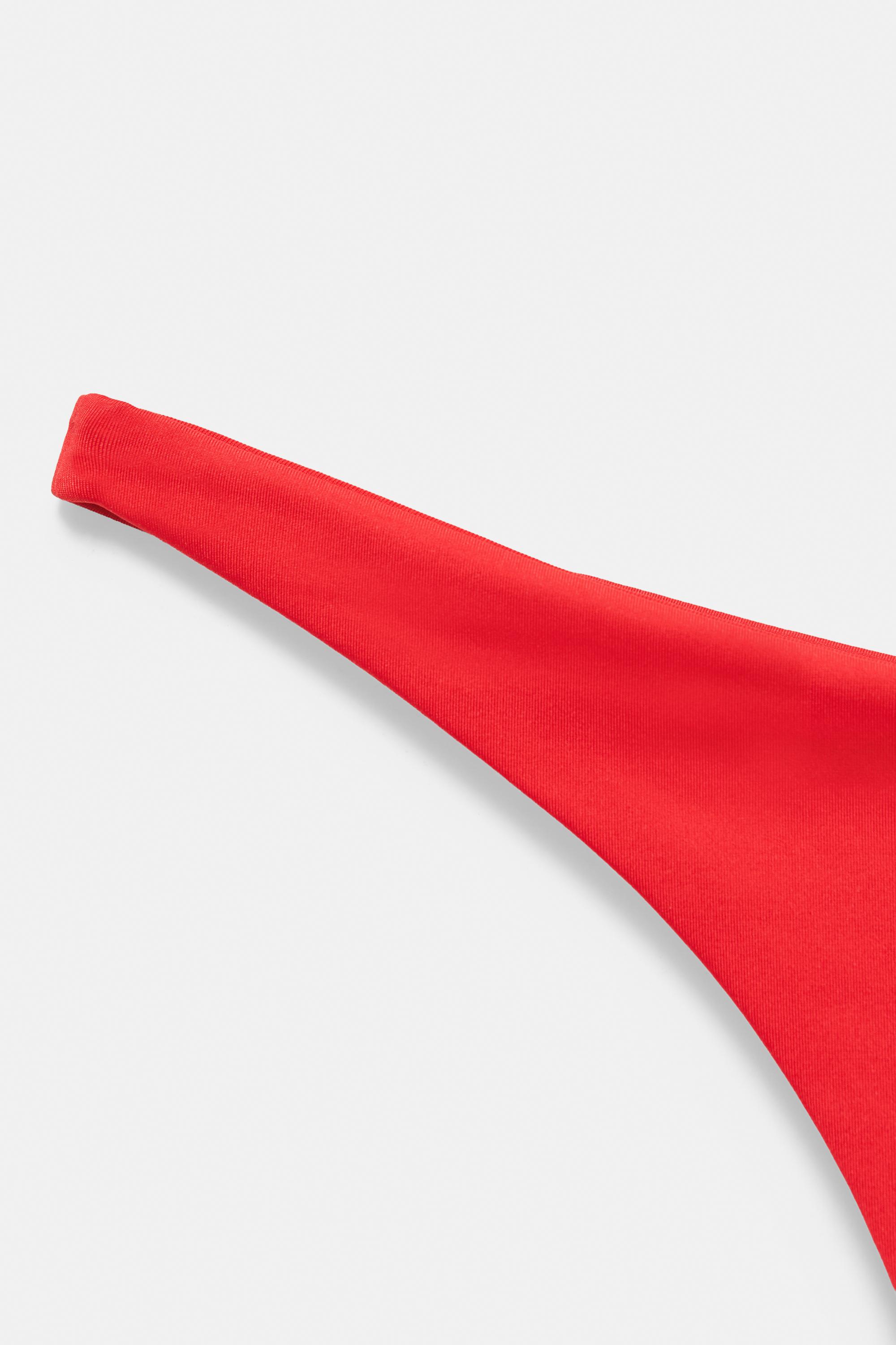 Thong bikini bottoms — Red