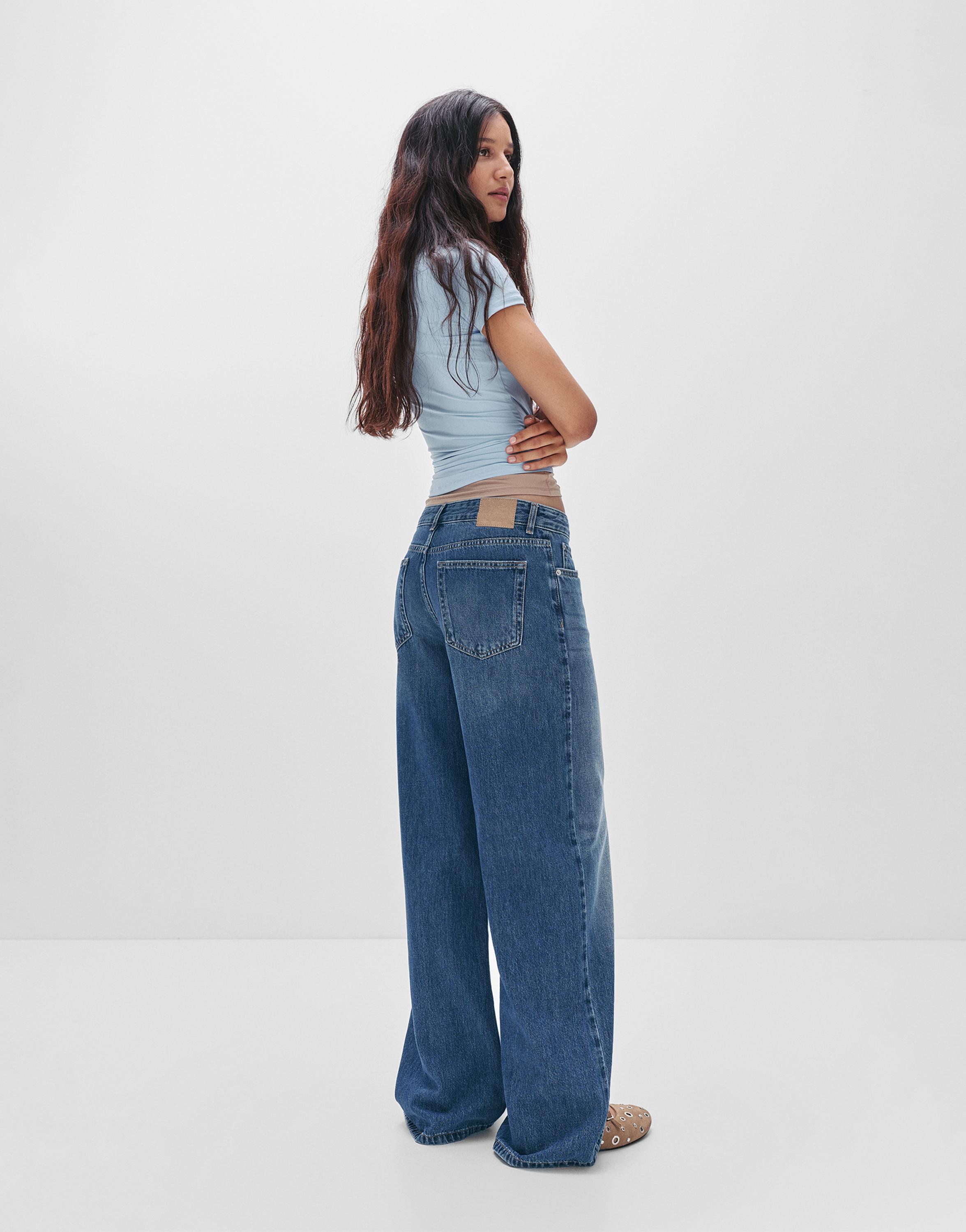 Oversize baggy jeans — Dark blue