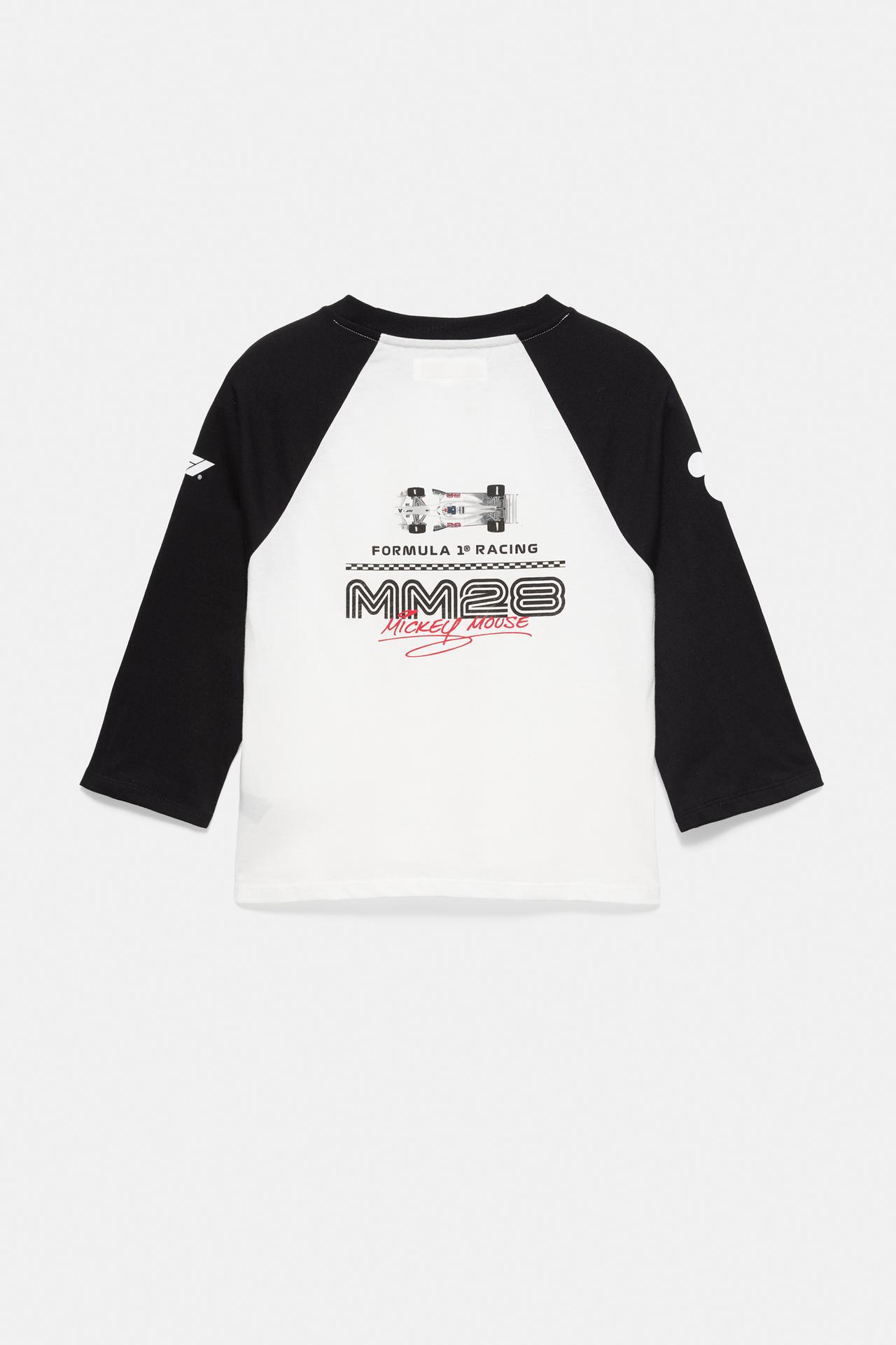 Disney x F1 graphic raglan T-shirt — Ice