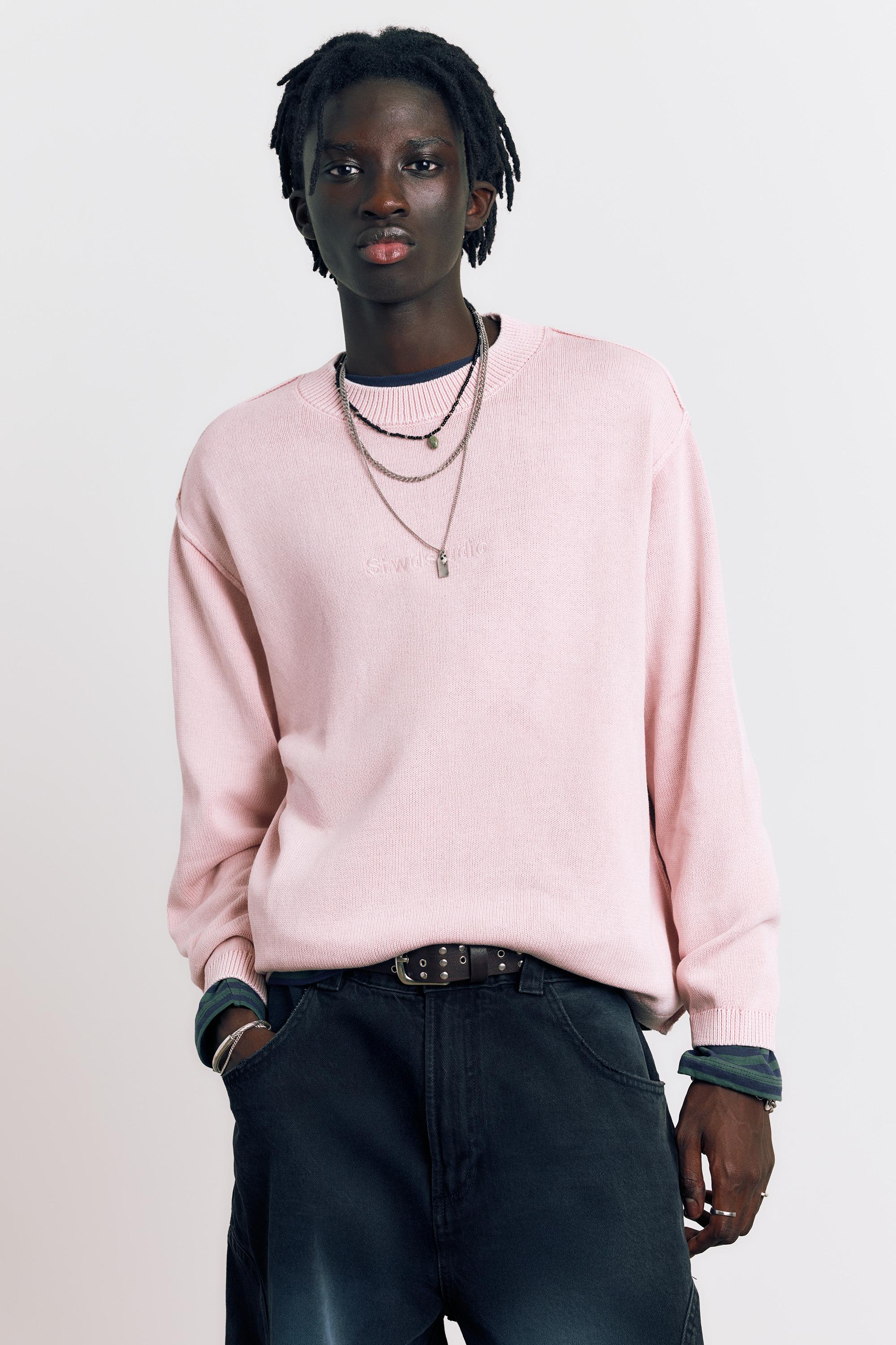 STWD Studio embroidered jumper — Pink