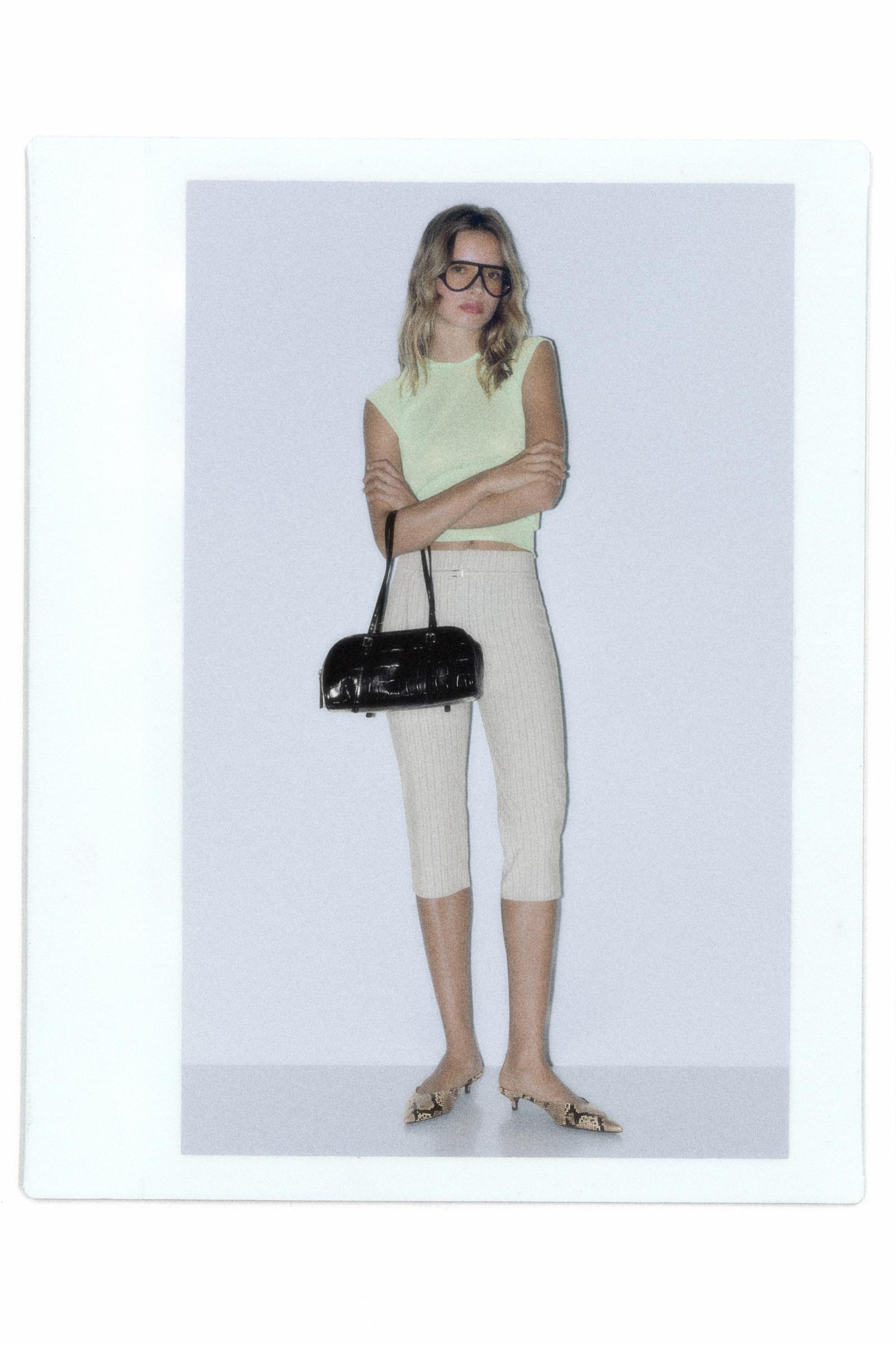 Striped capris — Striped