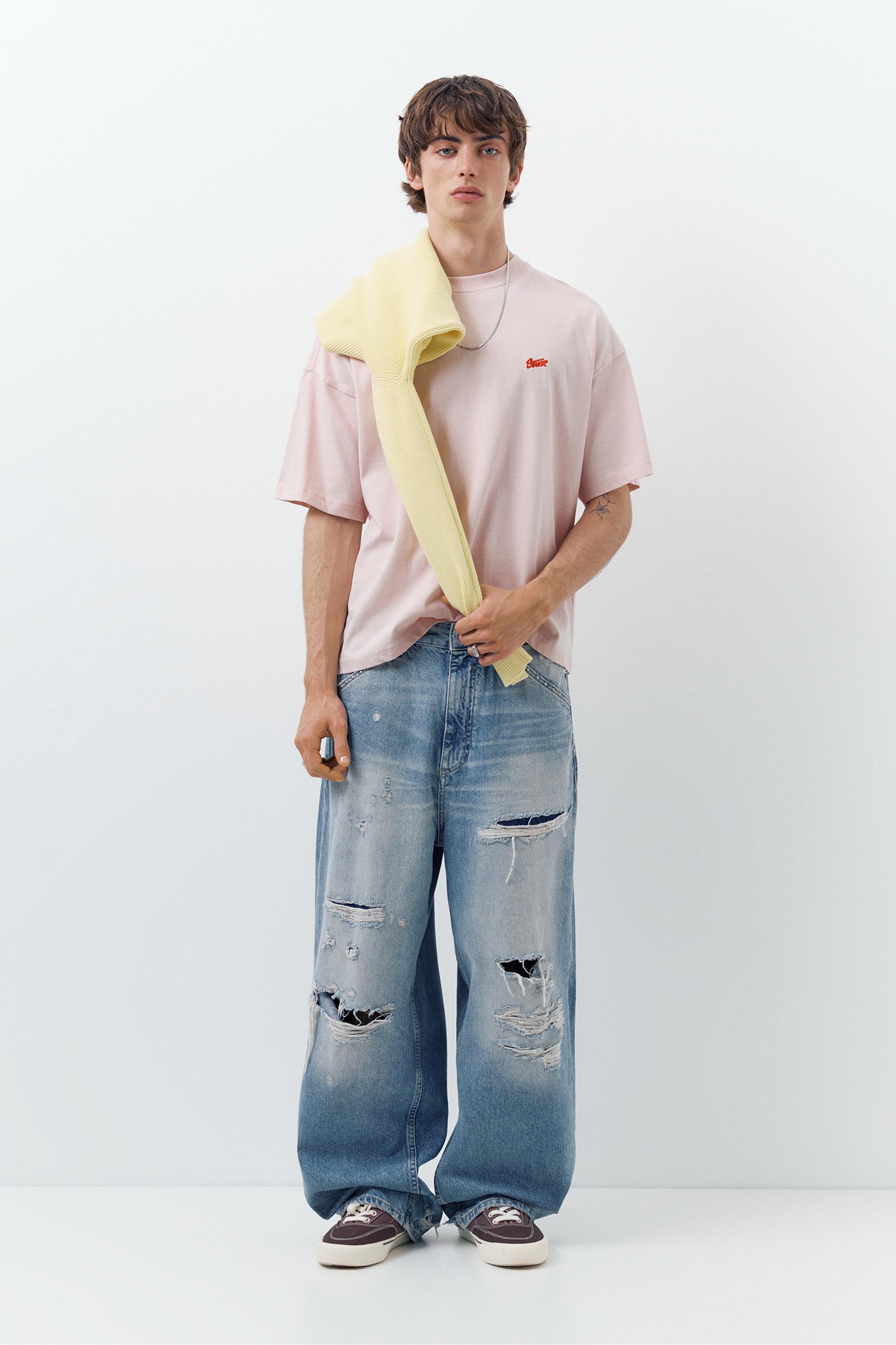 STWD logo boxy T-shirt — Pink