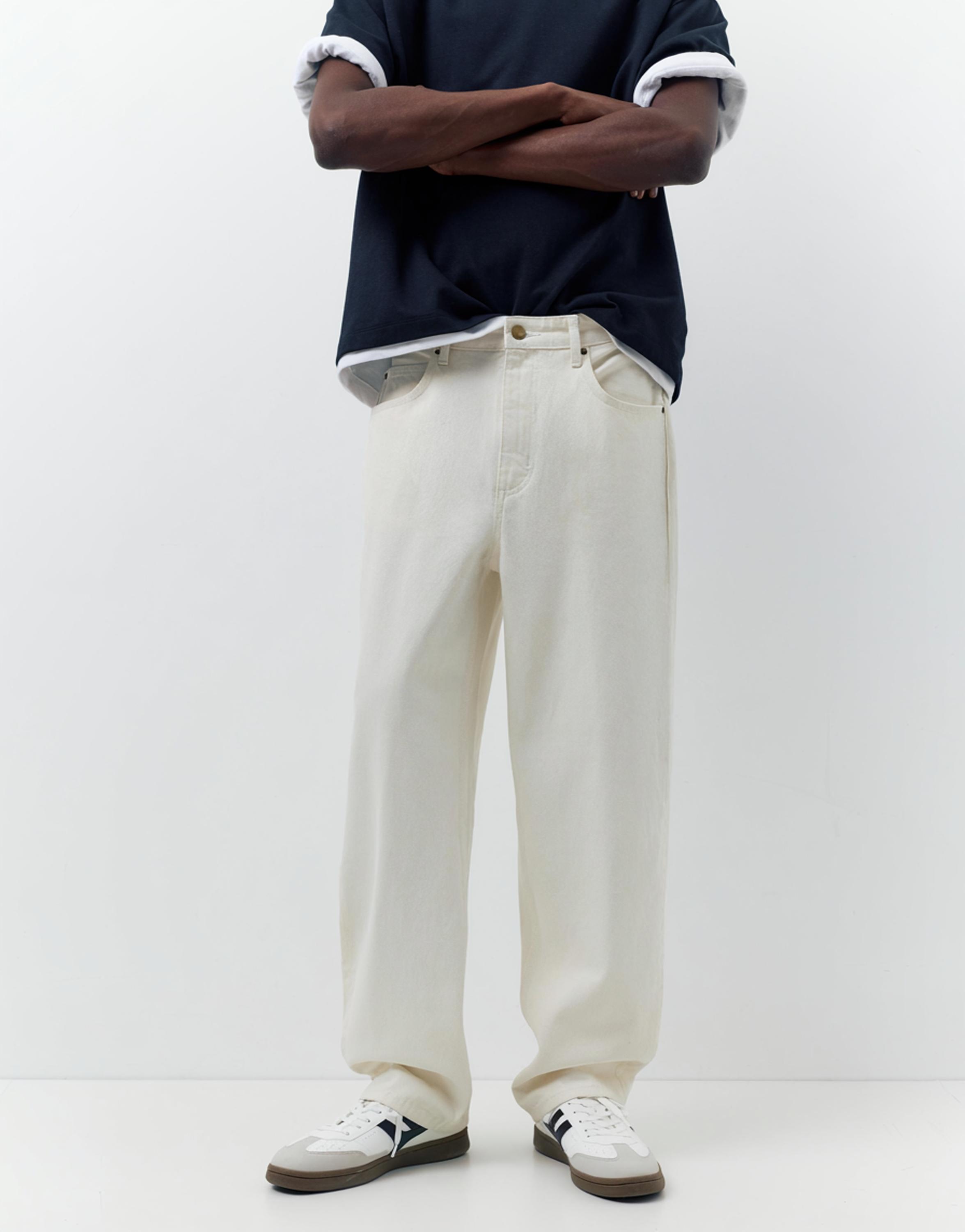 Baggy jeans — White