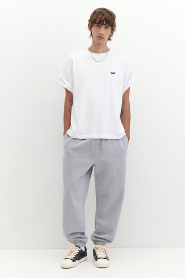 STWD joggers — Grey marl 2