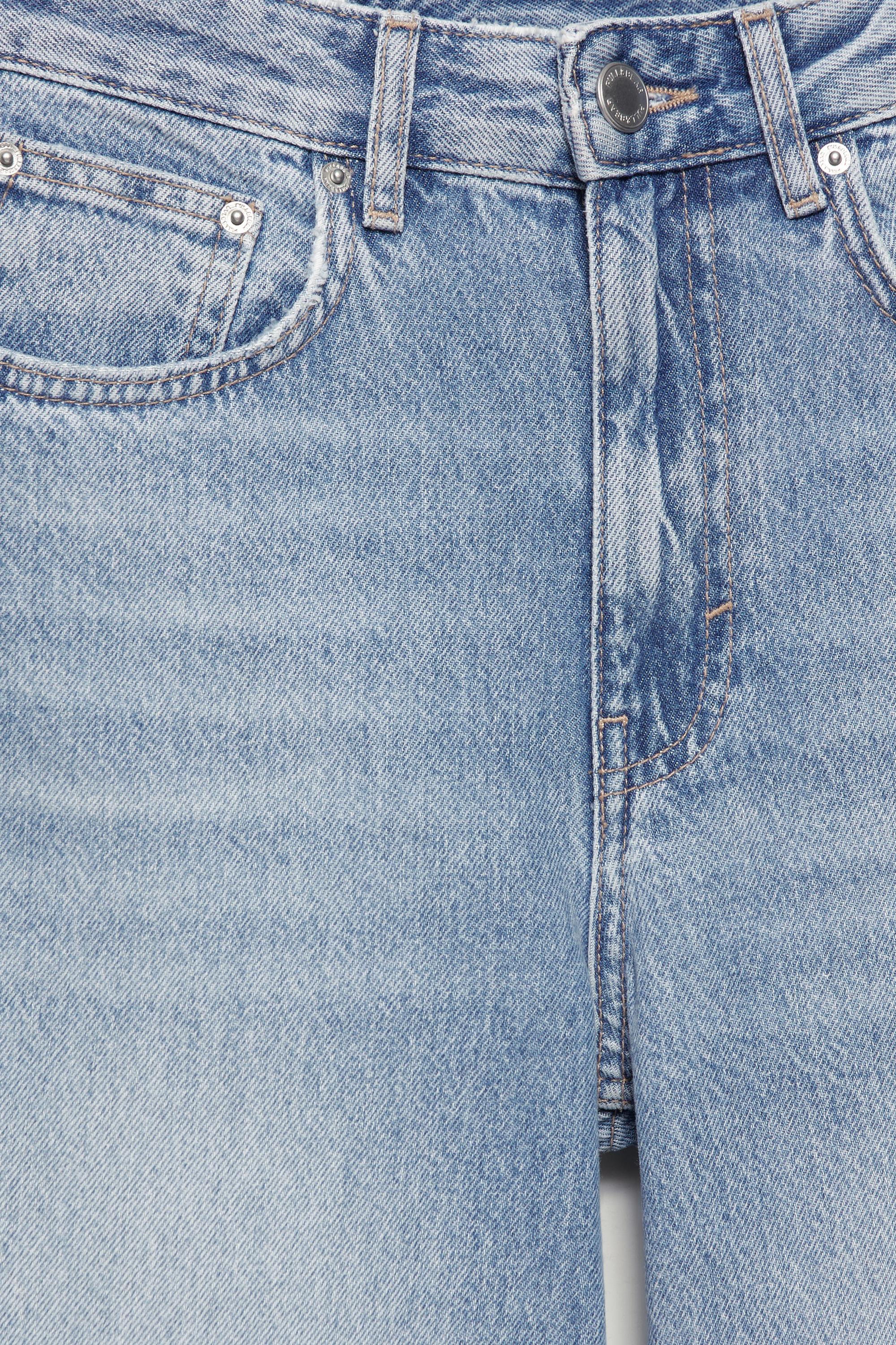 Wide-leg patchwork jeans