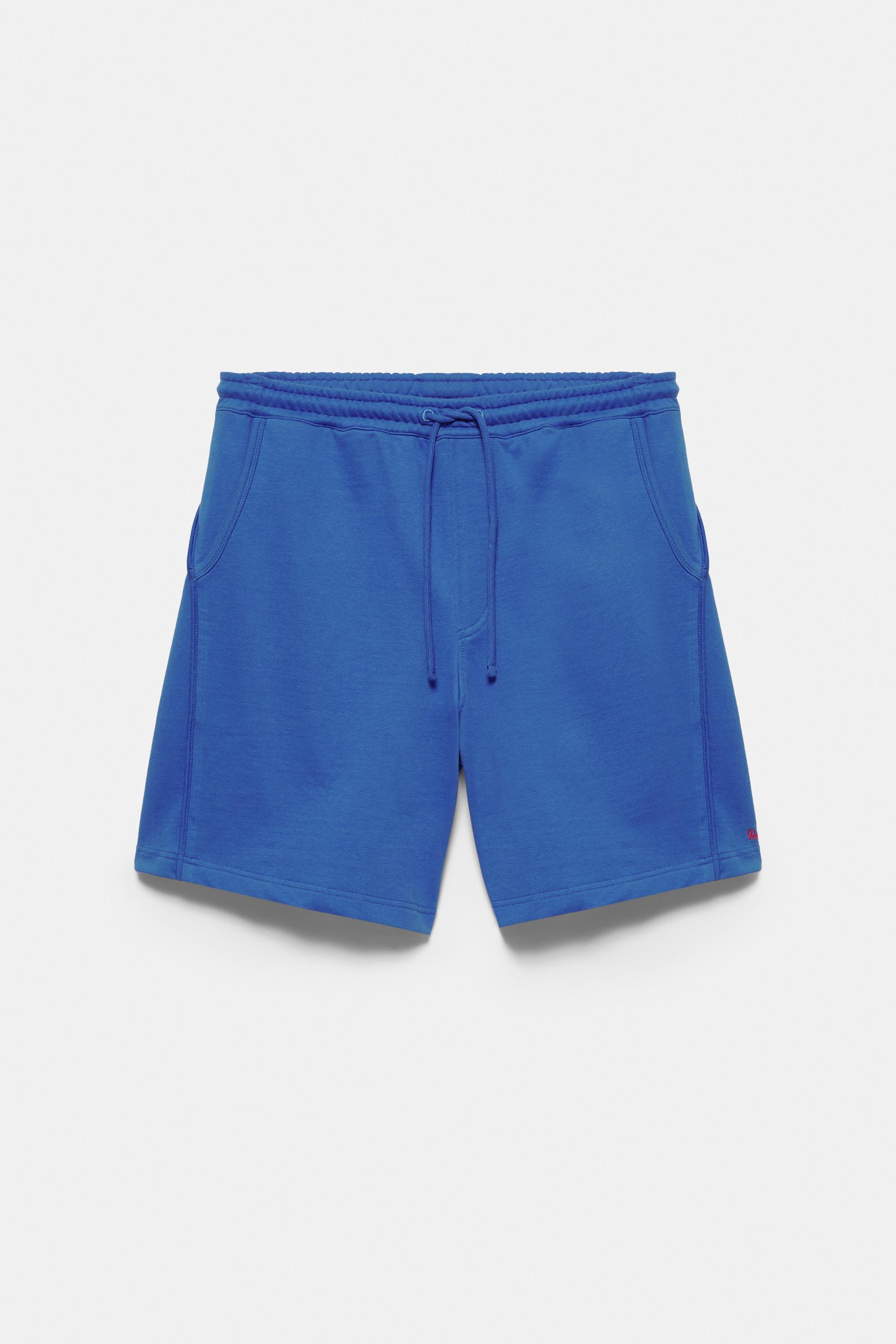 Yacht Club Bermuda sweat shorts — Deep blue