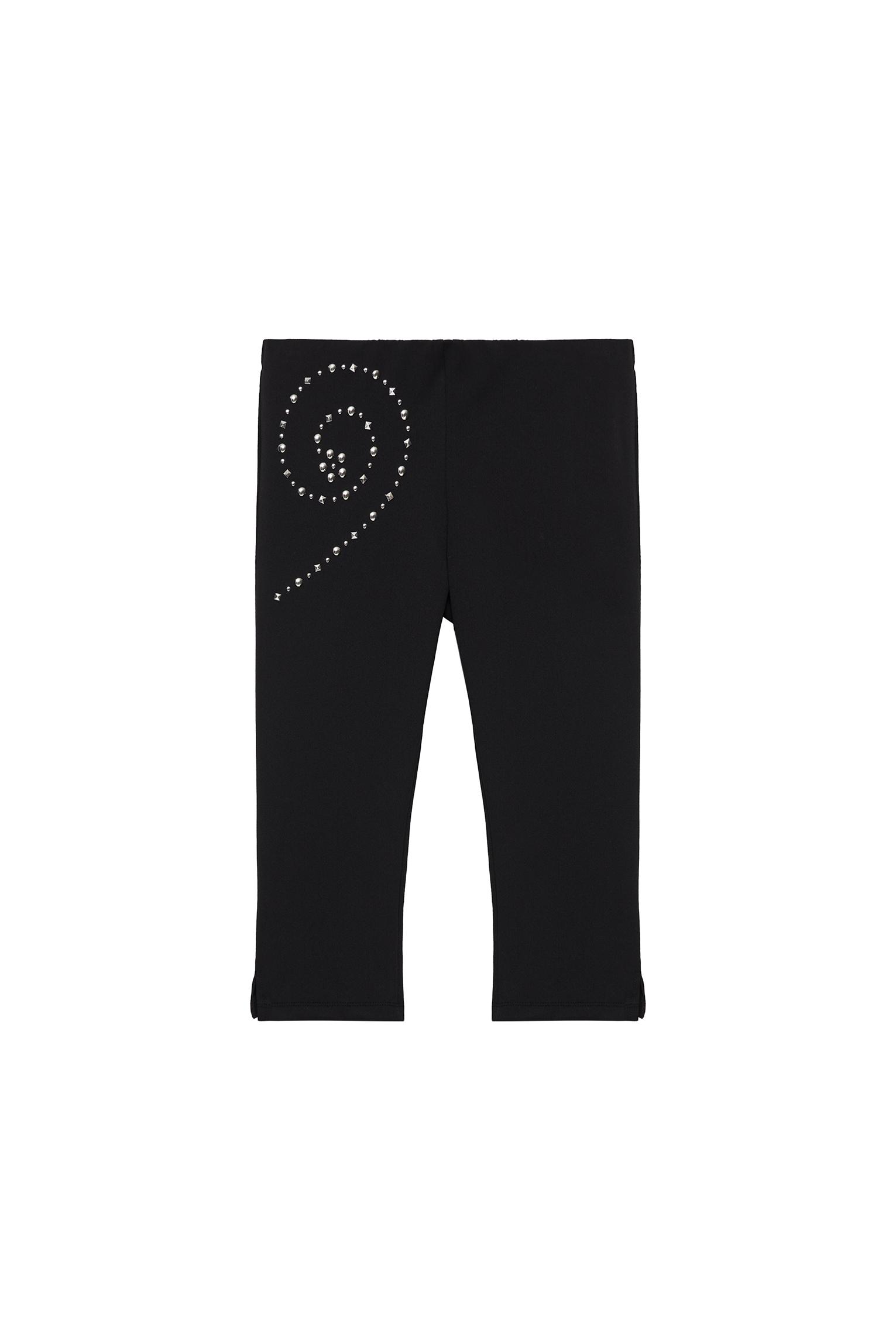 Studded capris — Black
