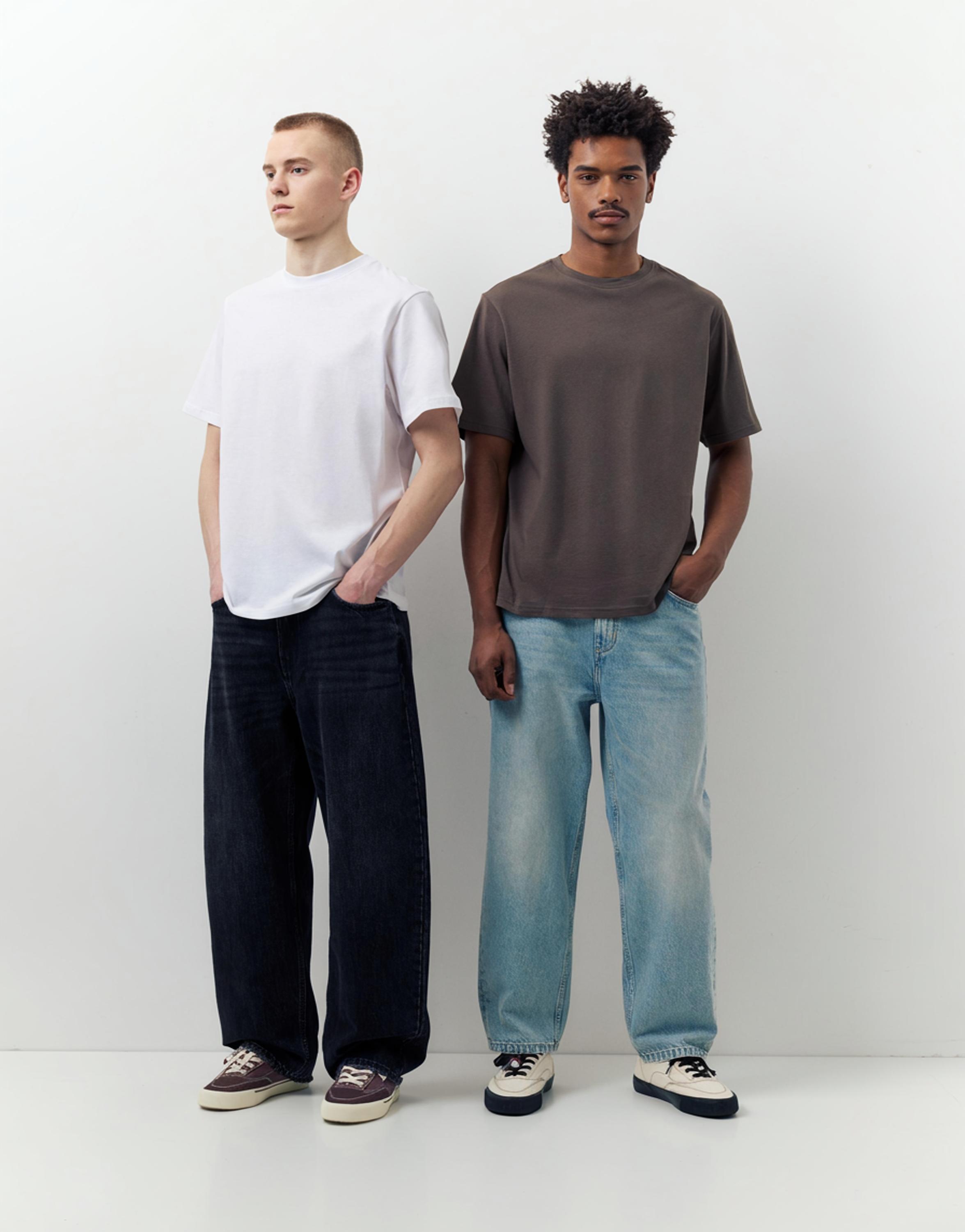 2-pack of basic T-shirts — Bluish grey