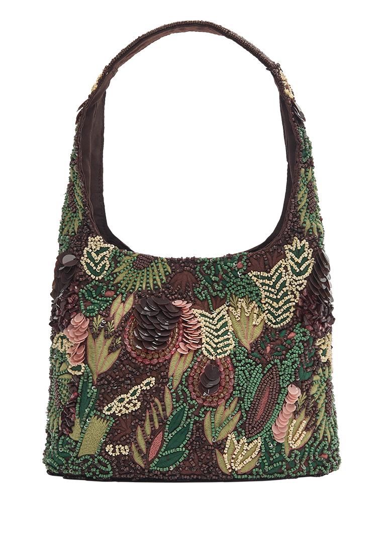 Boncuklu omuz çantası