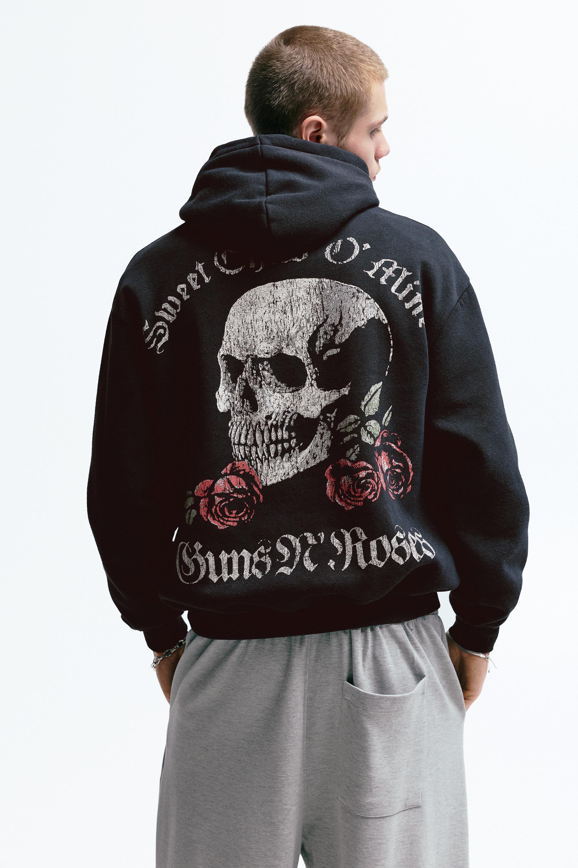 Guns N' Roses kapüşonlu sweatshirt - Görsel 8