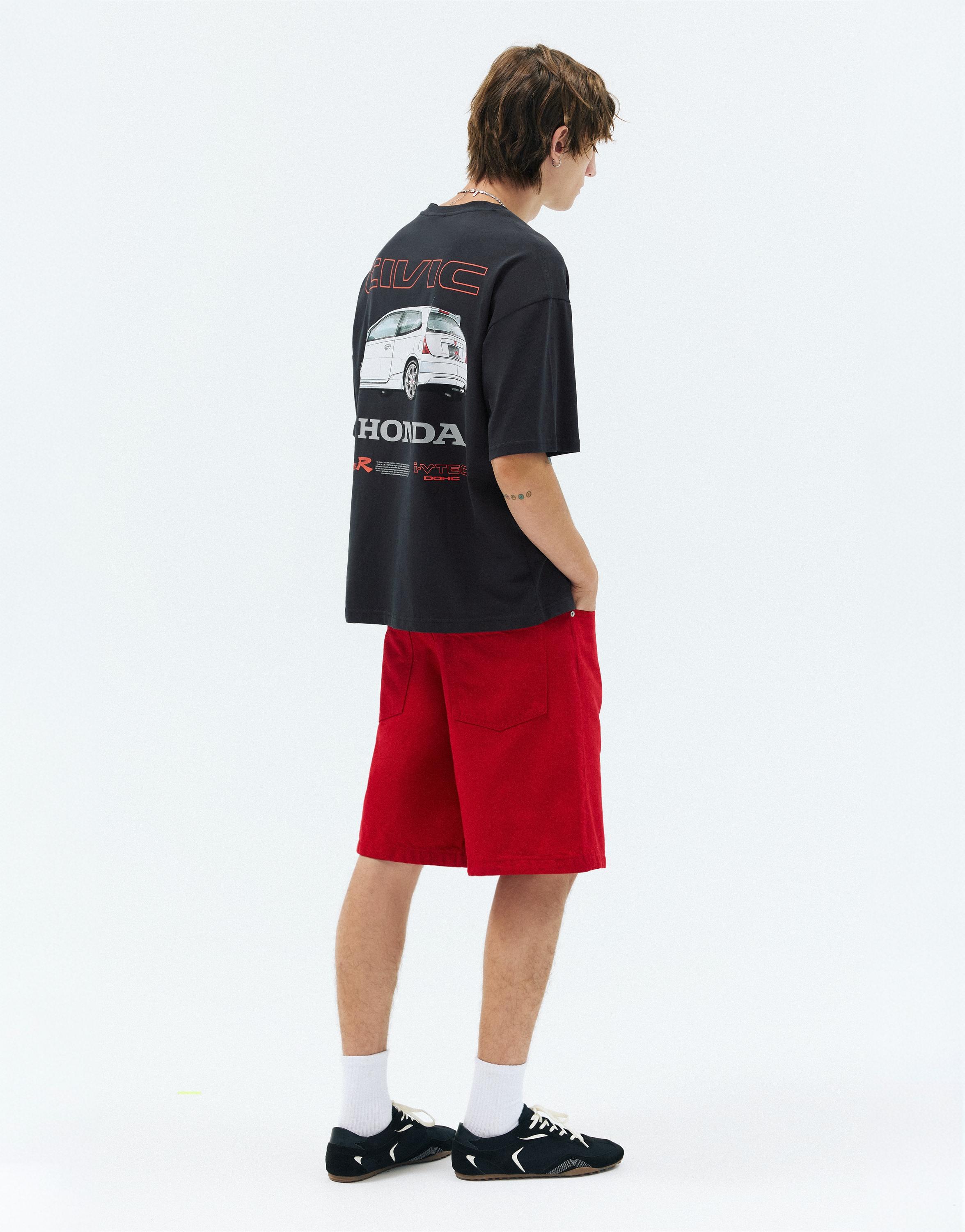 Honda Civic Graphic T-shirt — Anthracite grey