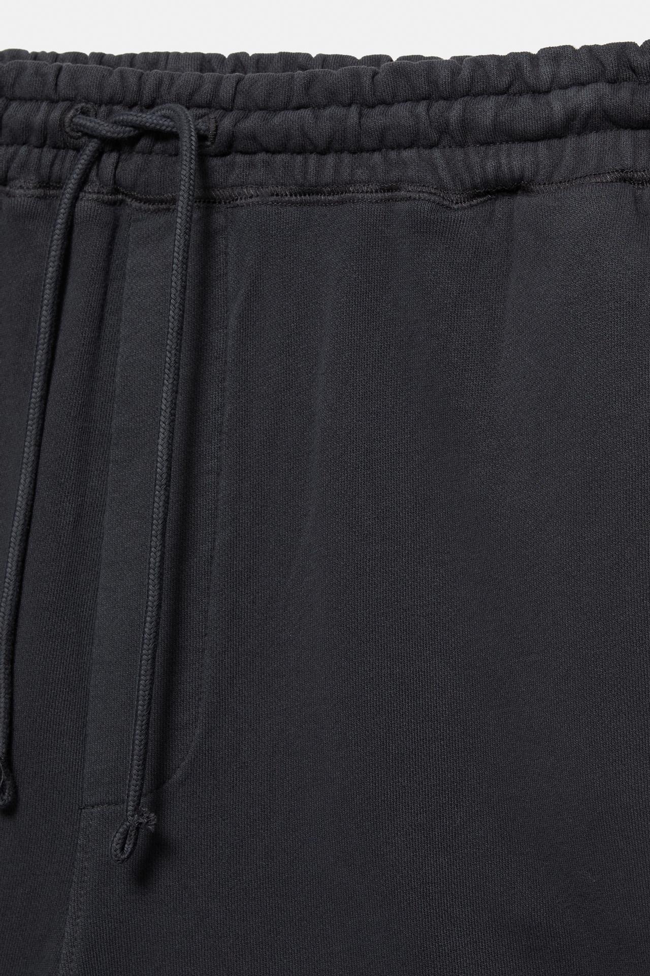 Studded jogging Bermuda shorts — Anthracite grey