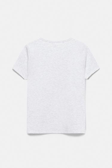 Fitted short sleeve T-shirt — Grey marl 6