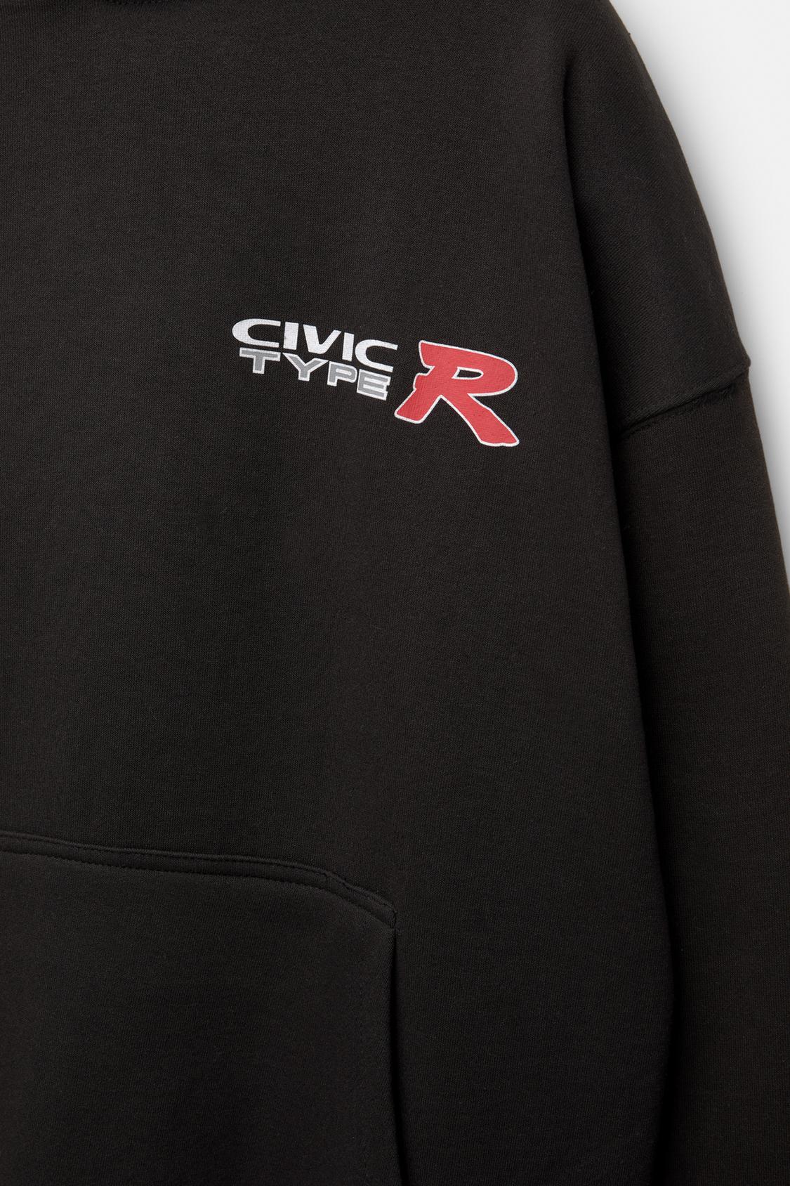 Sudadera Honda Civic Type R Sweat à Capuche Honda Pull&bear