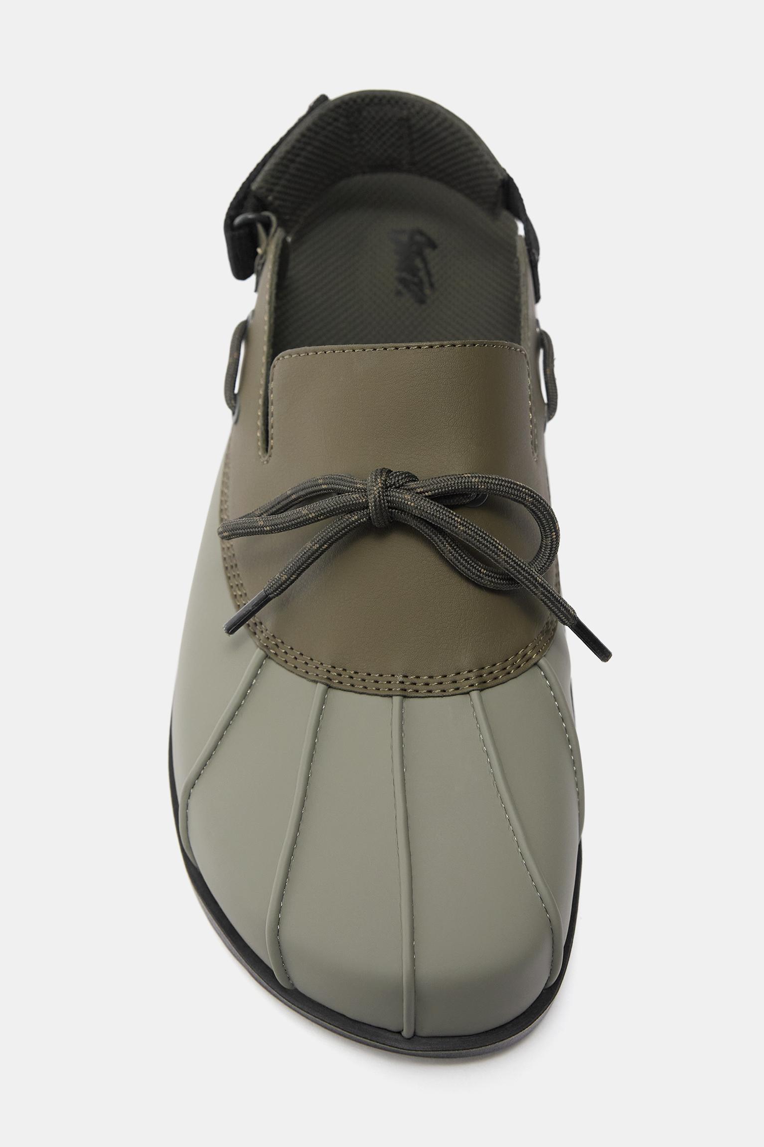 Lace-up STWD clogs — Green